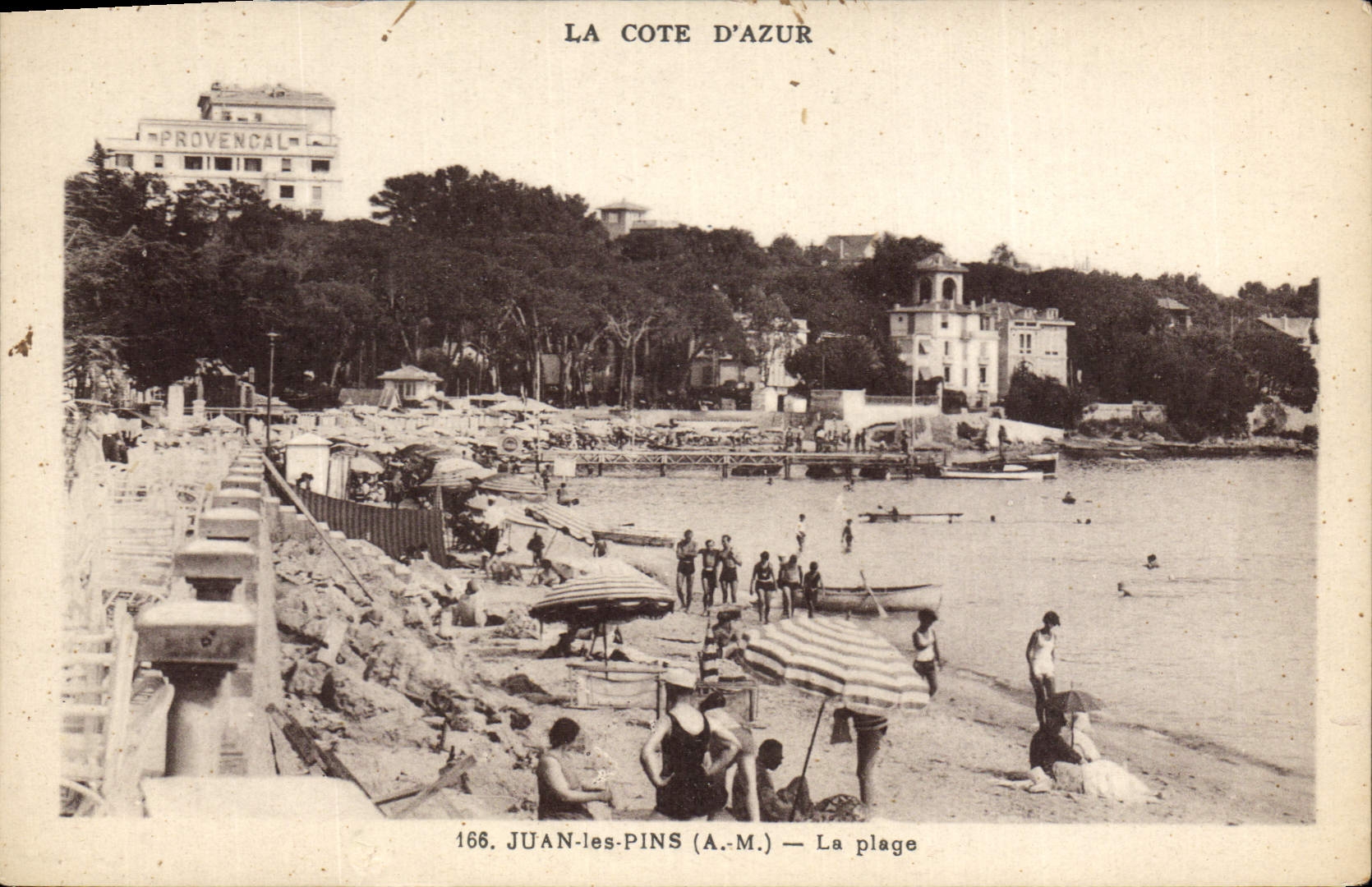 CPA Juan Les Pins La Plage
