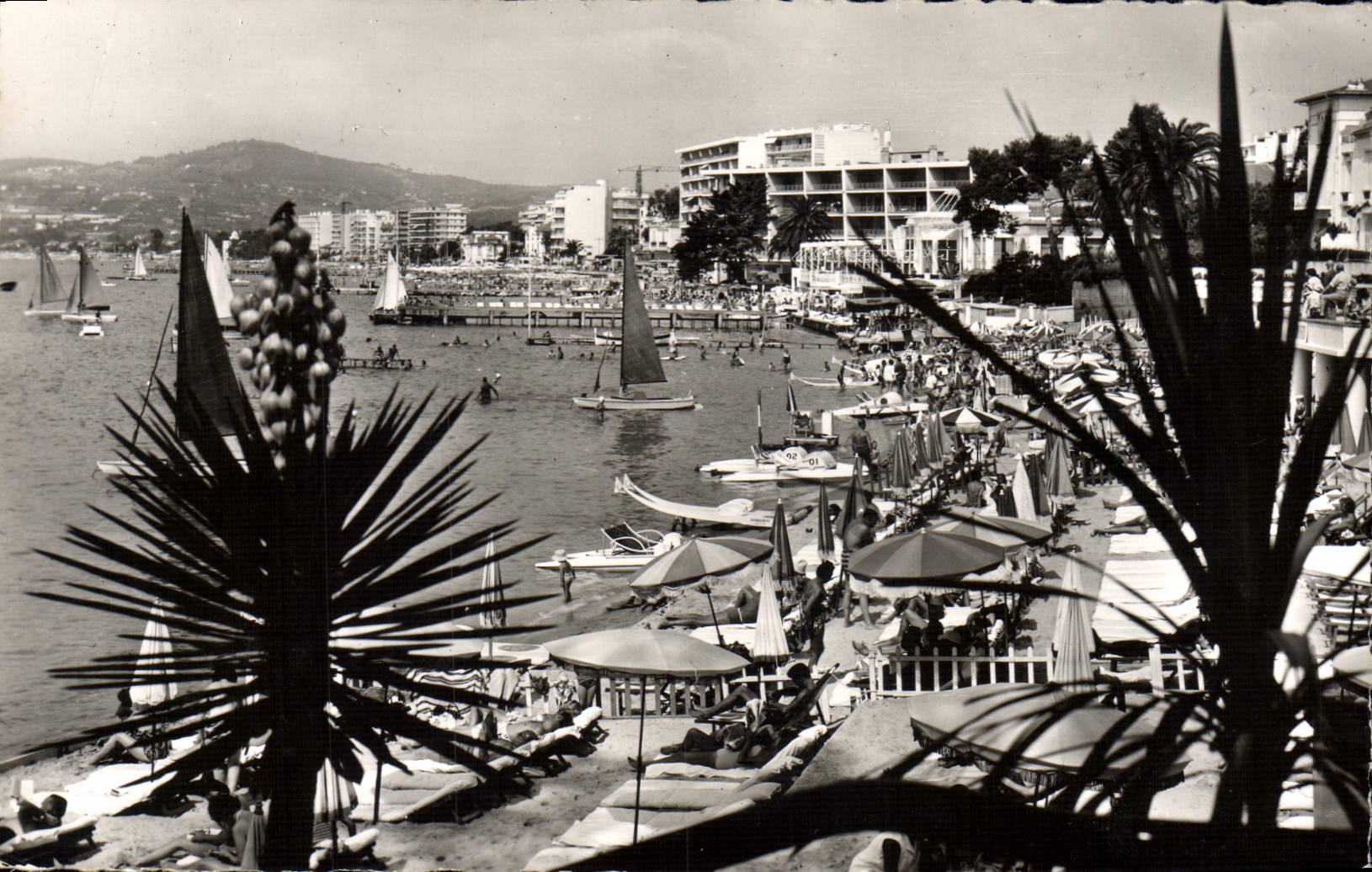CPA Juan Les Pins La Plage