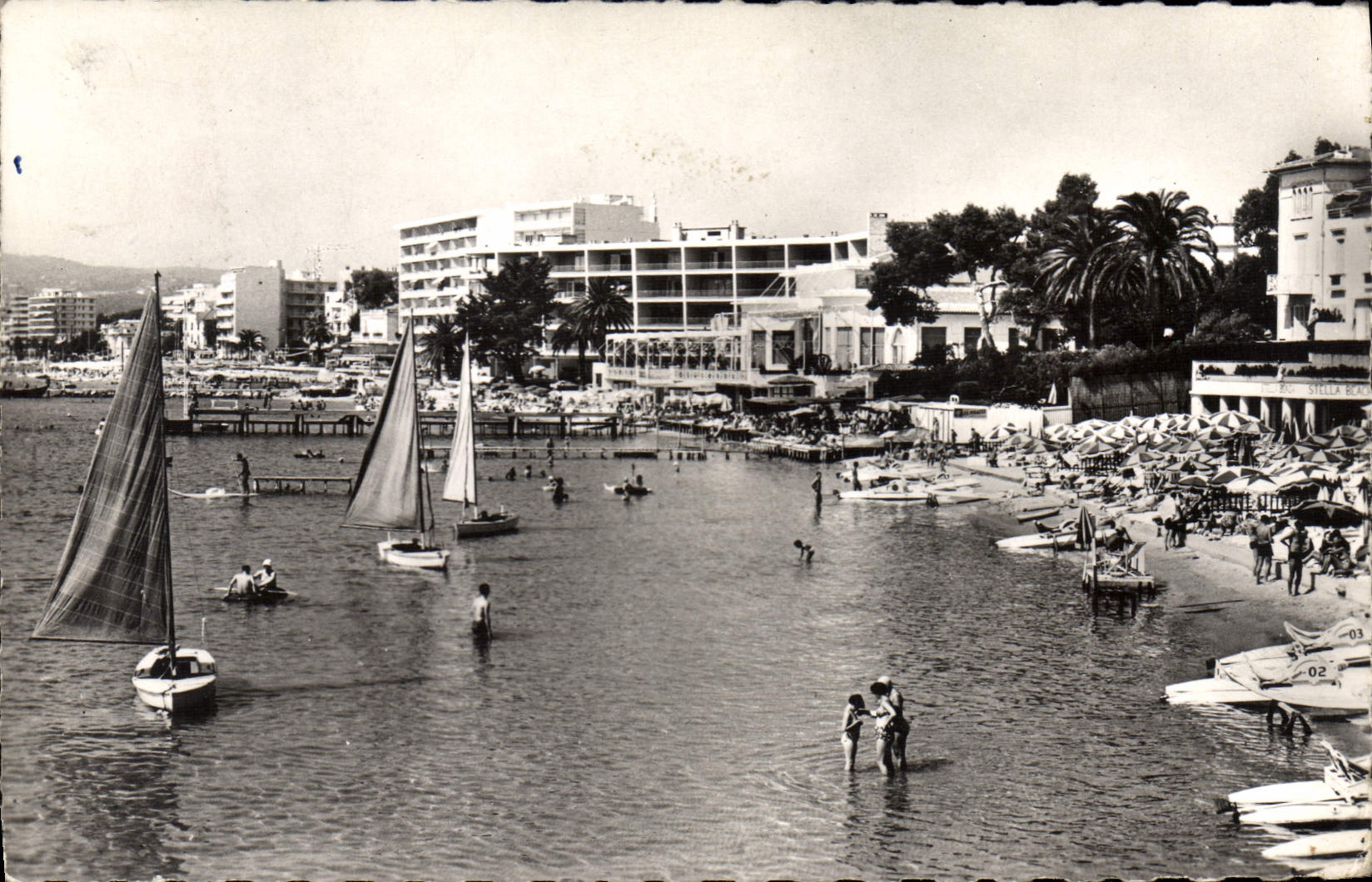 CPA Juan Les Pins Les Plages