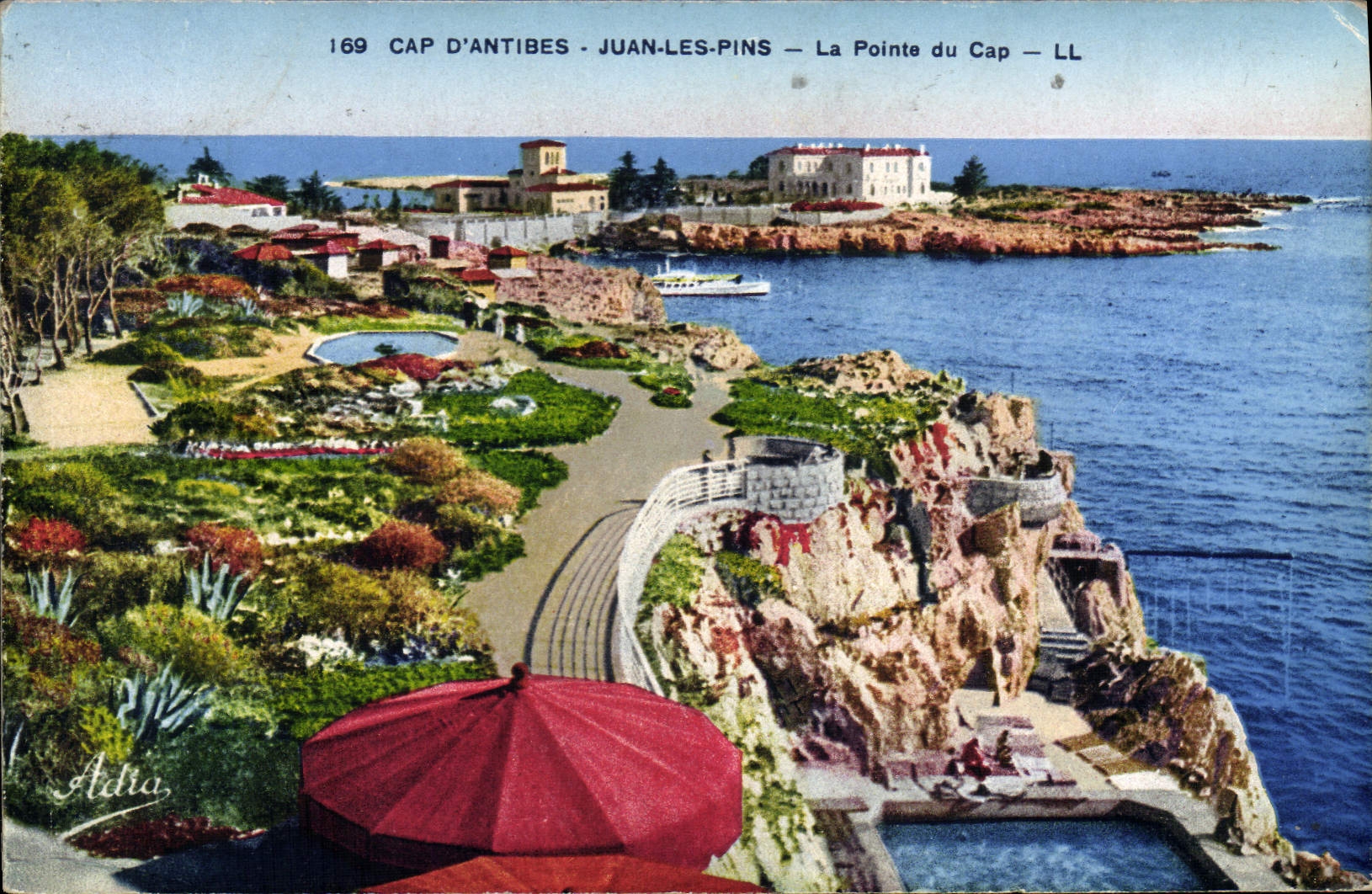 CPA Juan Les Pins La Pointe Du Cap