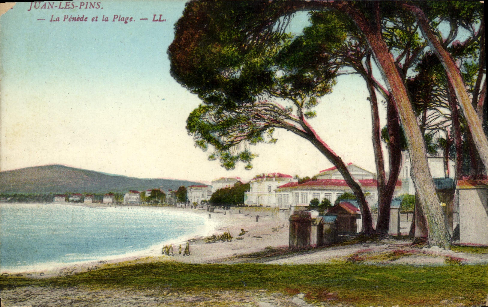 CPA Juan Les Pins La Pénède Et La Plage