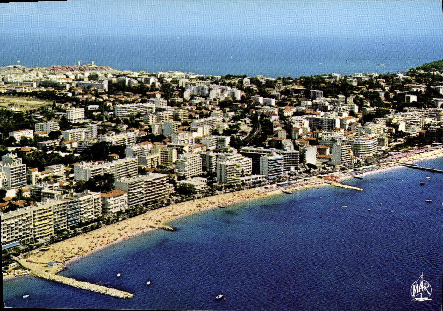 CPSM Juan Les Pins Vue Aerienne