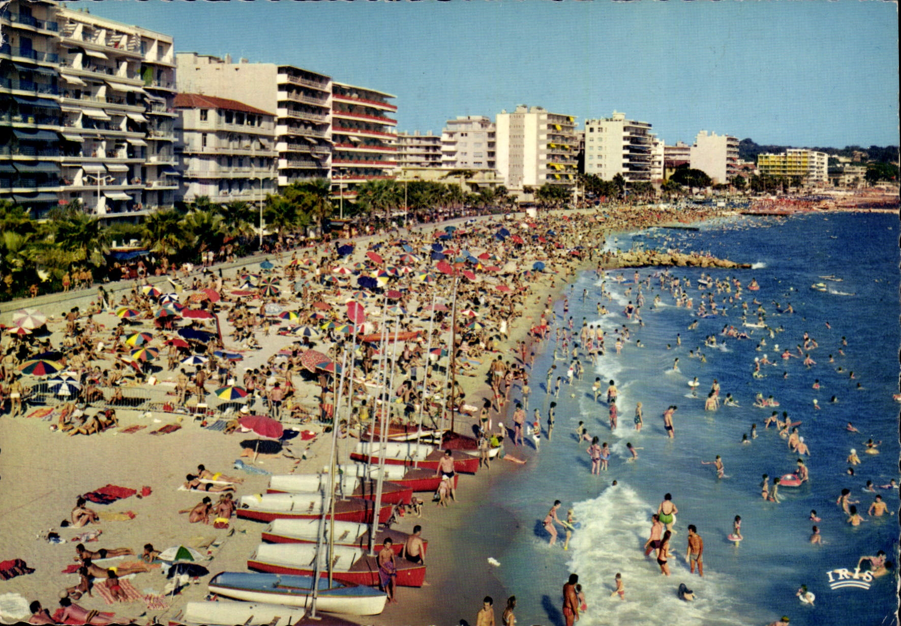 CPSM Juan Les Pins Vue D'Ensemble De La Plage