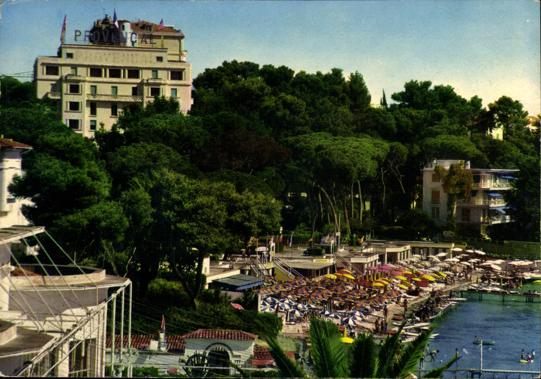 CPSM Juan Les Pins La Plage Et Le Provencal