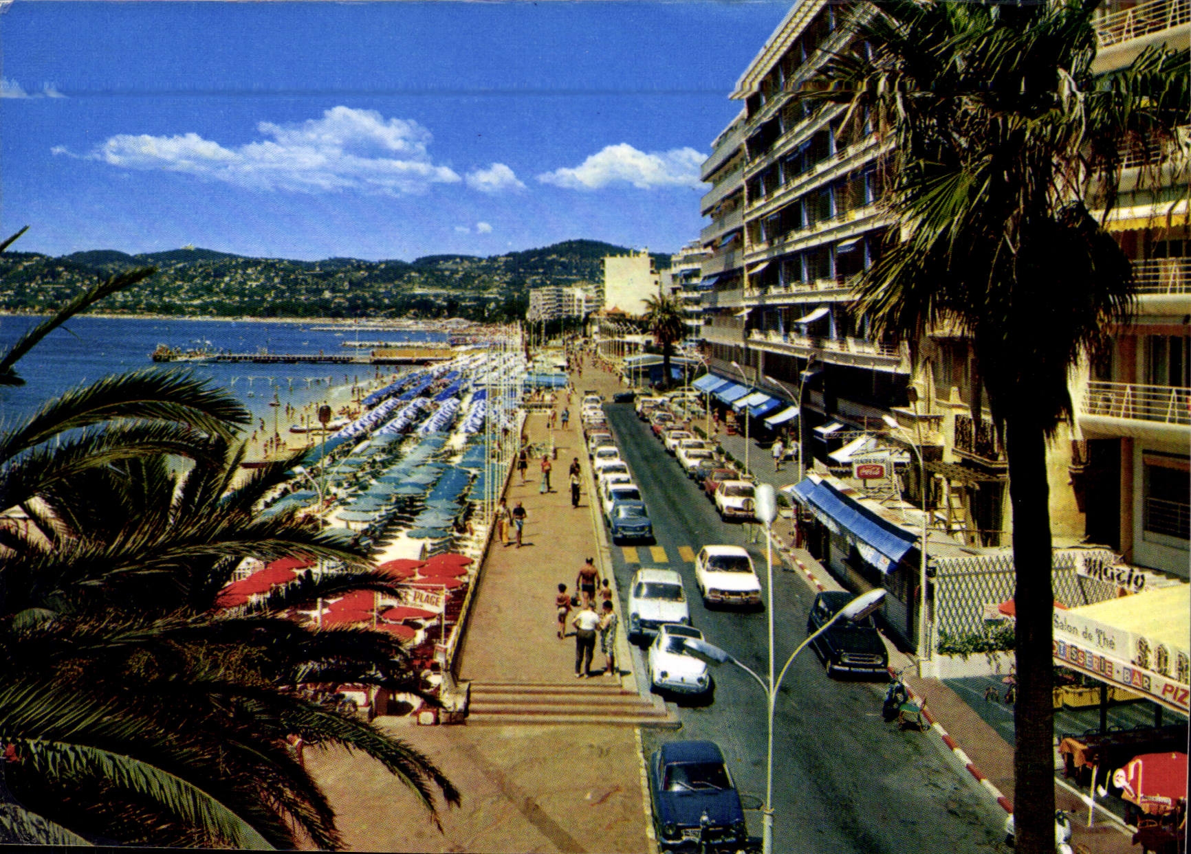 CPSM Juan Les Pins Boulevard Edouard Baudouin