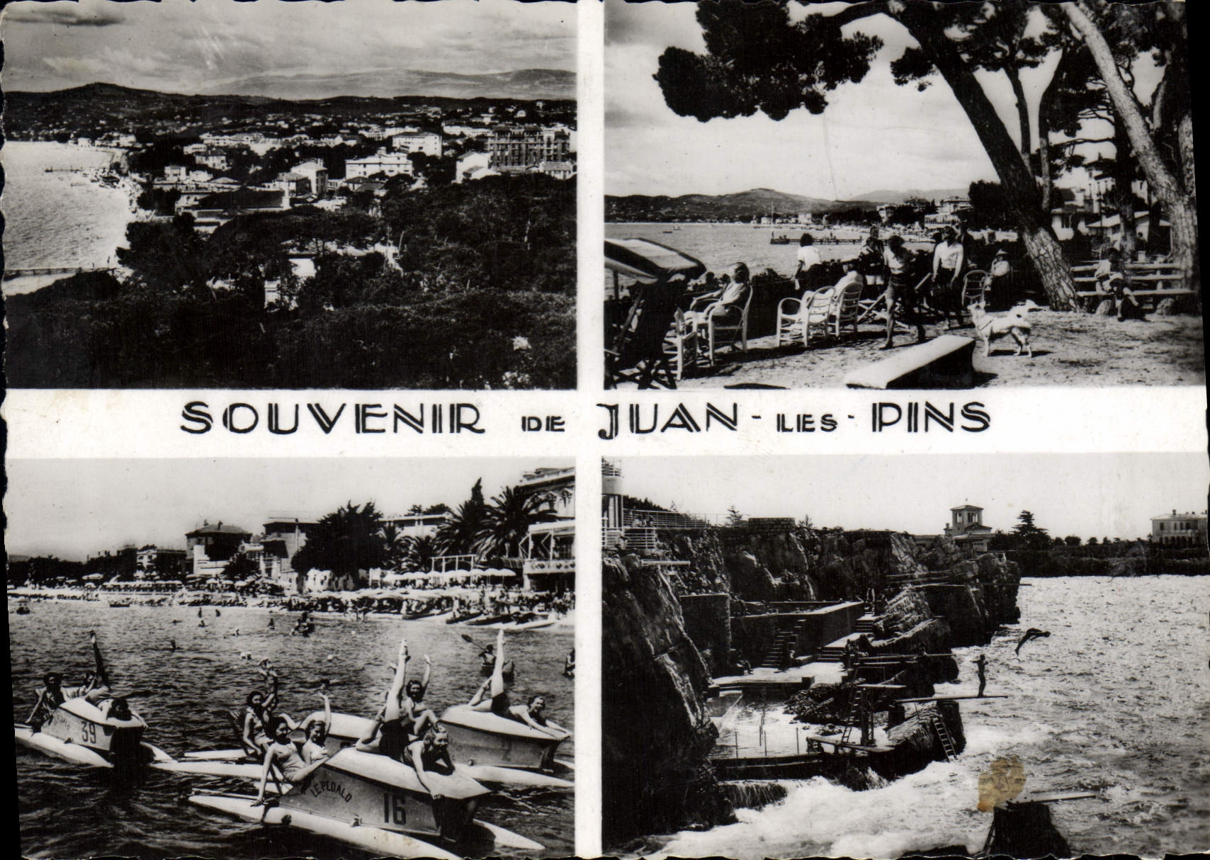 CPSM Juan Les Pins souvenir