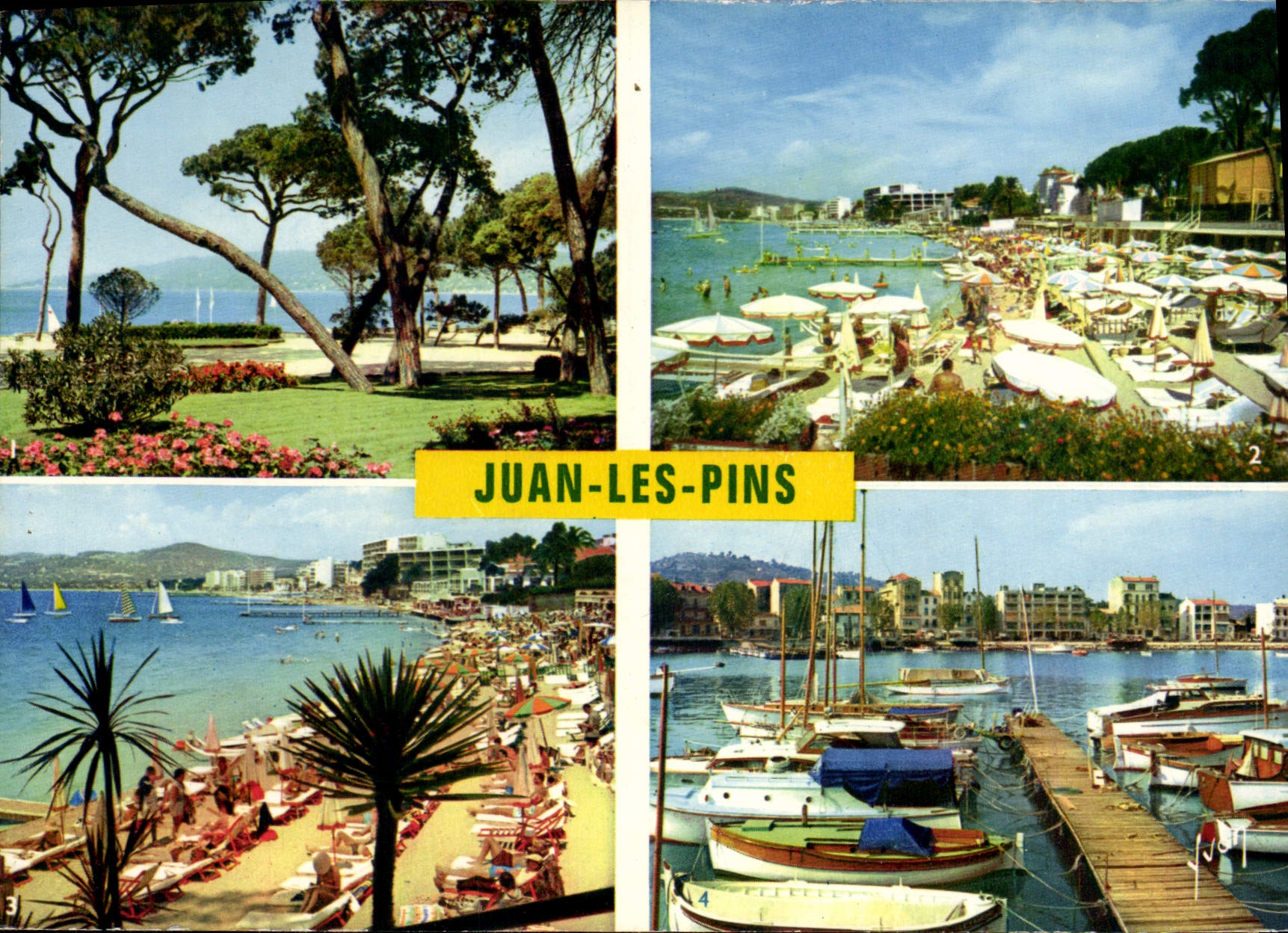 CPSM Juan Les Pins La Plage Le Port