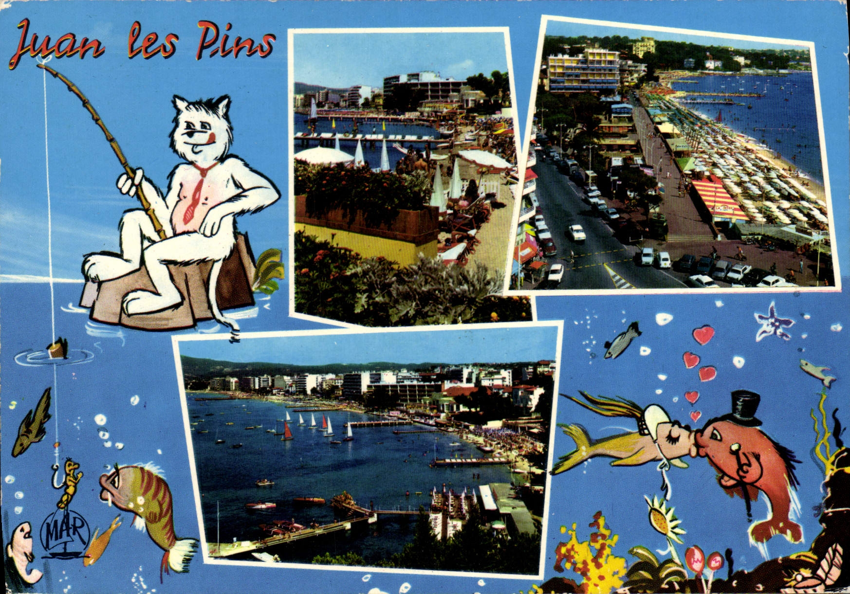 CPSM Juan Les Pins La Plage