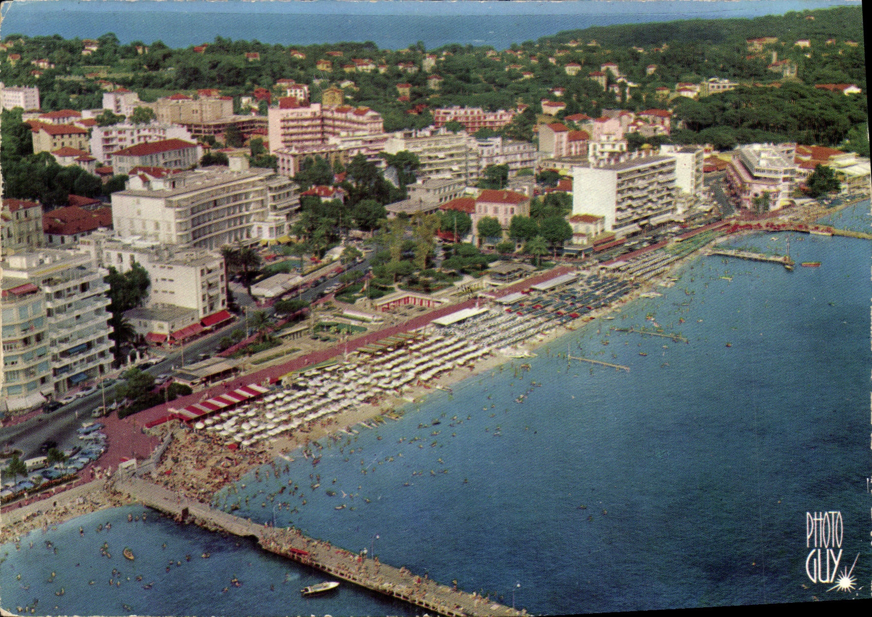CPSM Juan Les Pins Vue Aerienne Sur