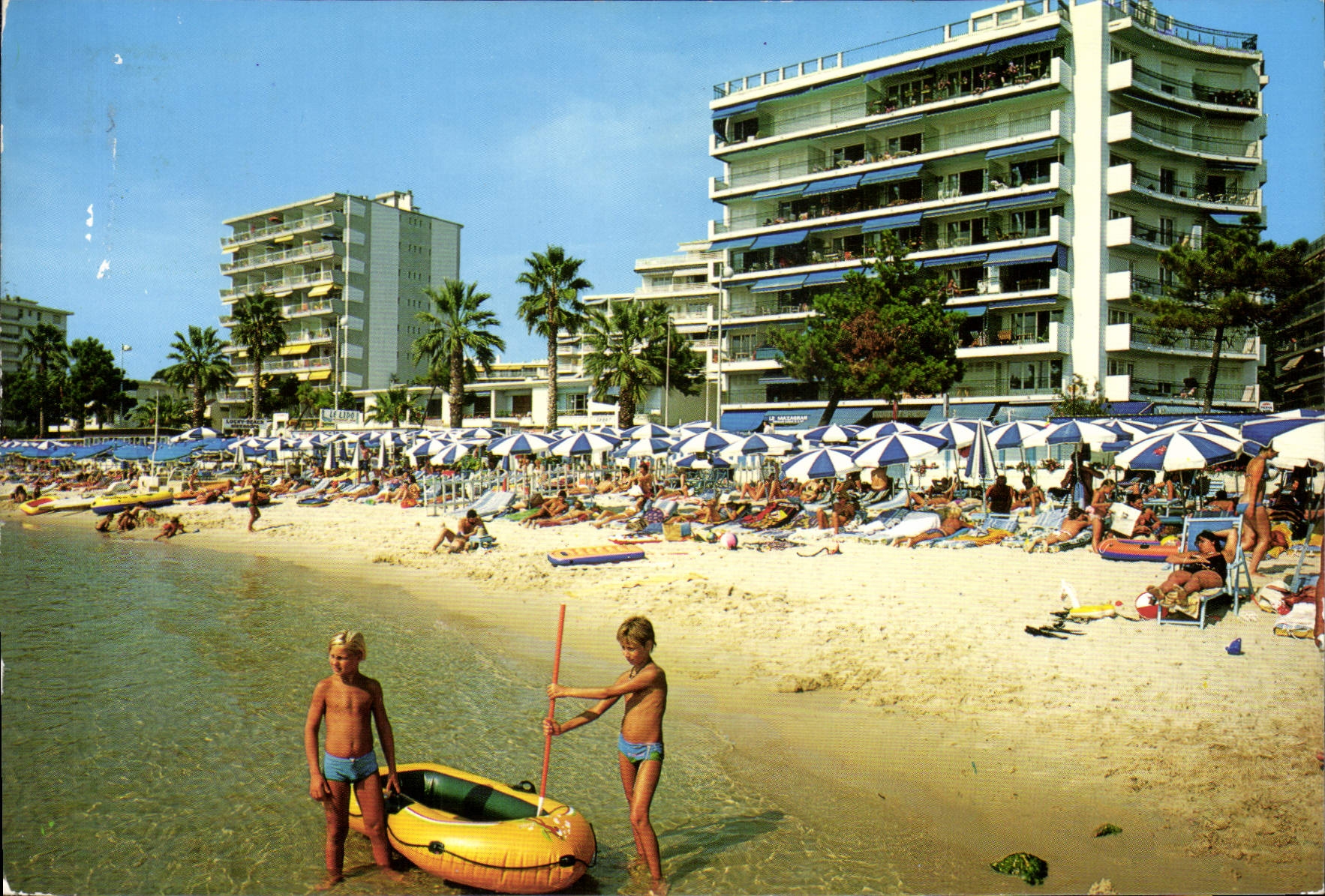 CPSM Juan Les Pins La Plage