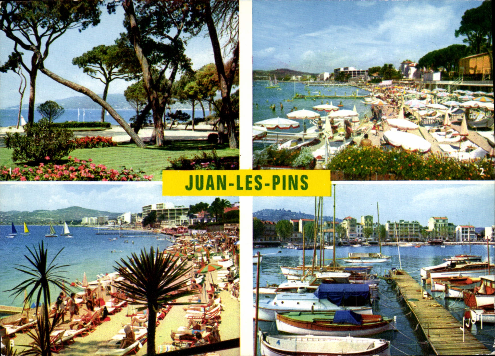 CPSM Juan Les Pins La Pinede Et La Plage