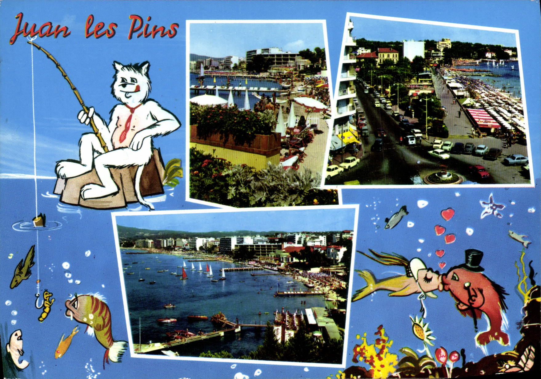 CPSM Juan Les Pins La Plage rond point