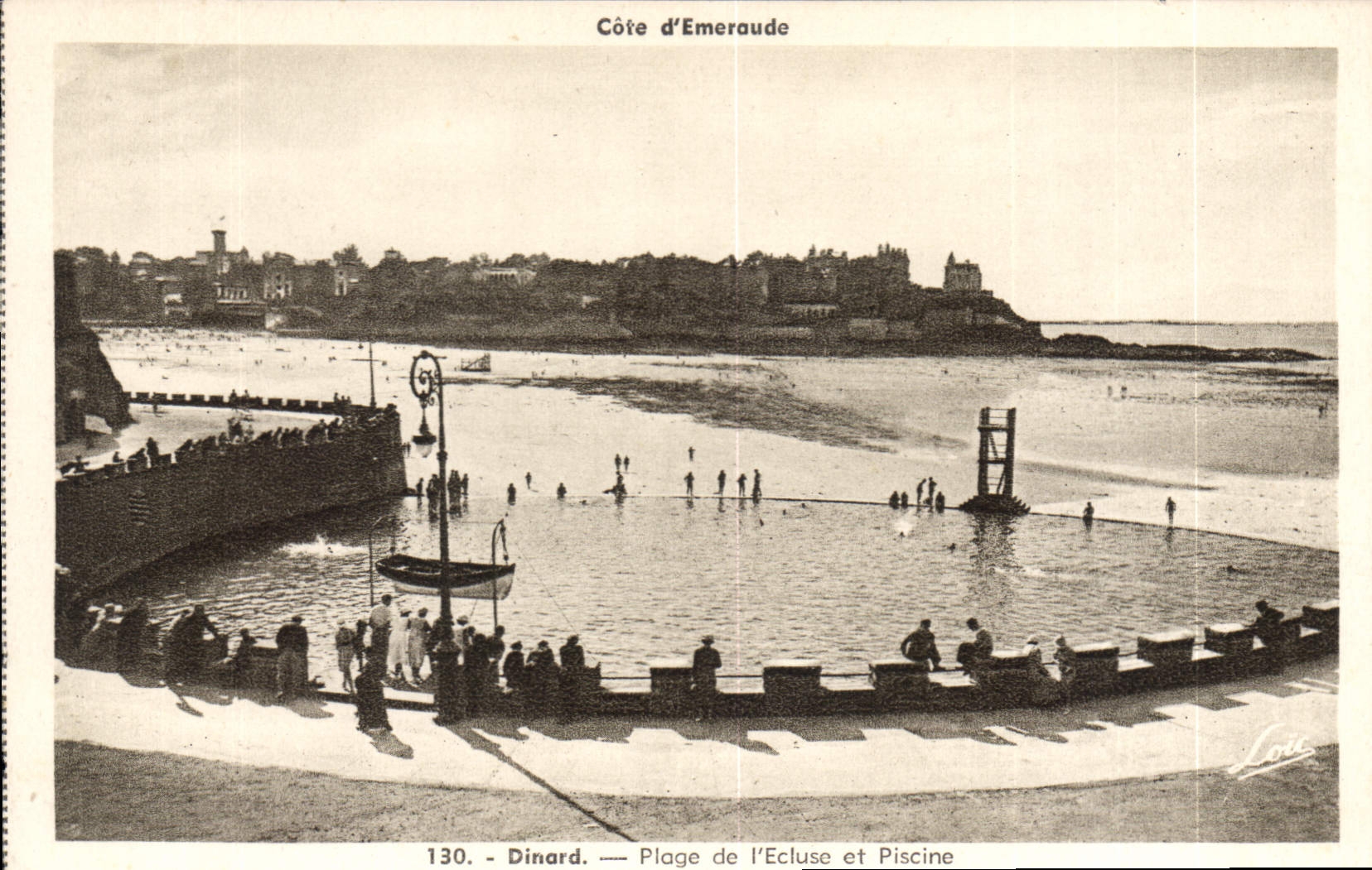 CPA Dinard Plage De I'Ecluse Et Piscine