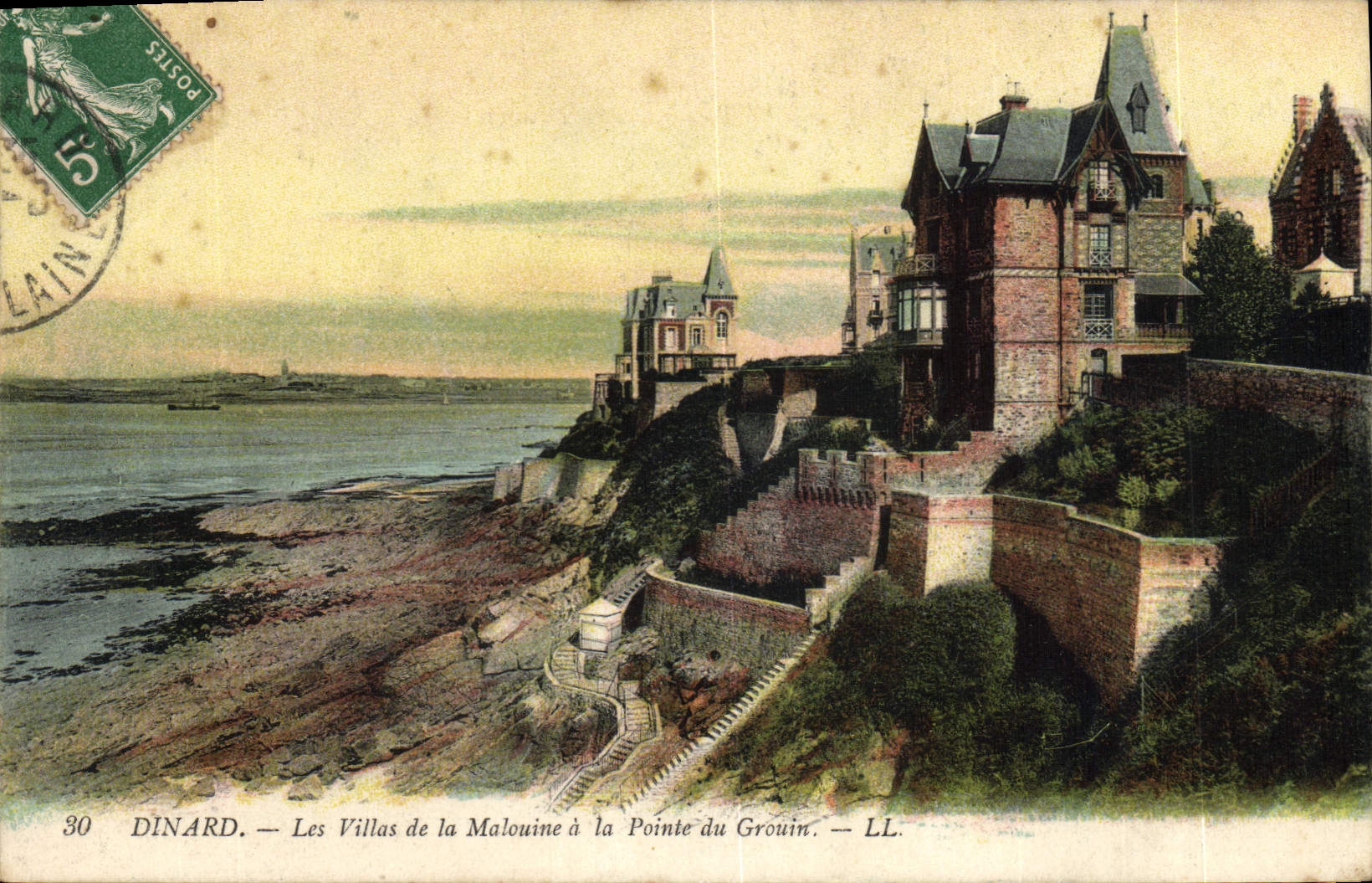 CPA Dinard Les Villas De La Malouine A La Pointe Du Grouin