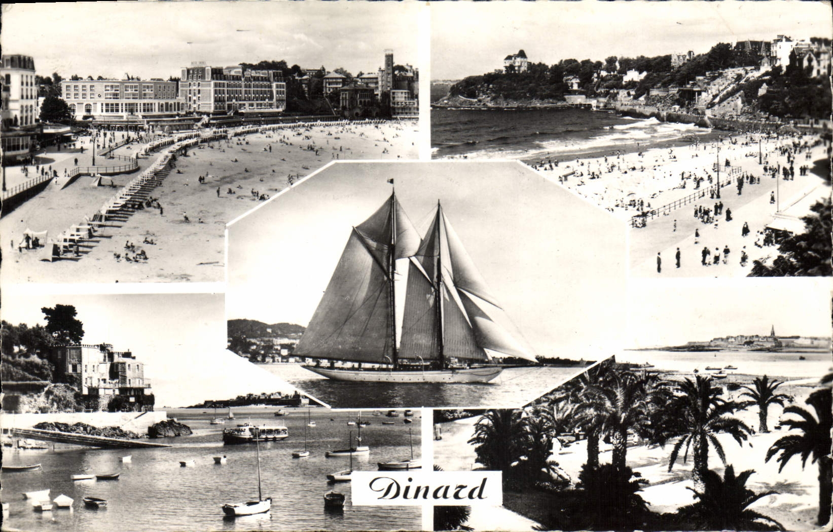 CPA Dinard La Plage Vers Le Crystal