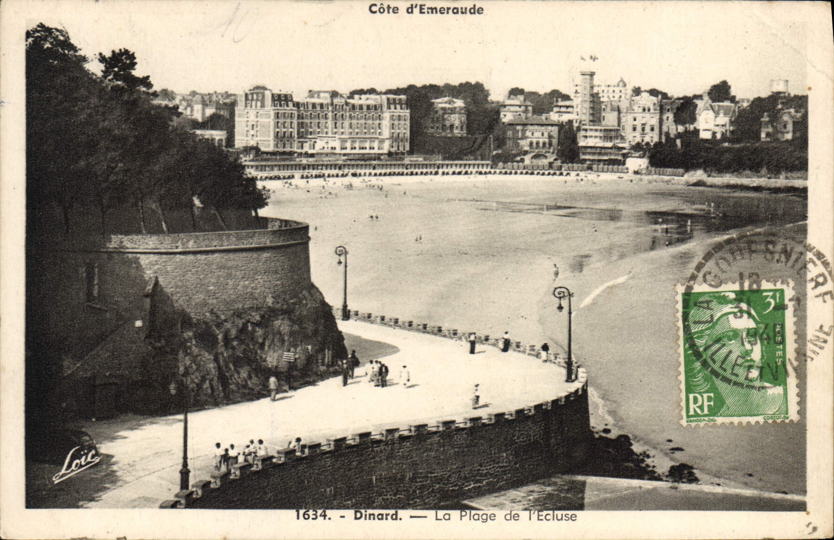 CPA Dinard La Plage De I'Ecluse