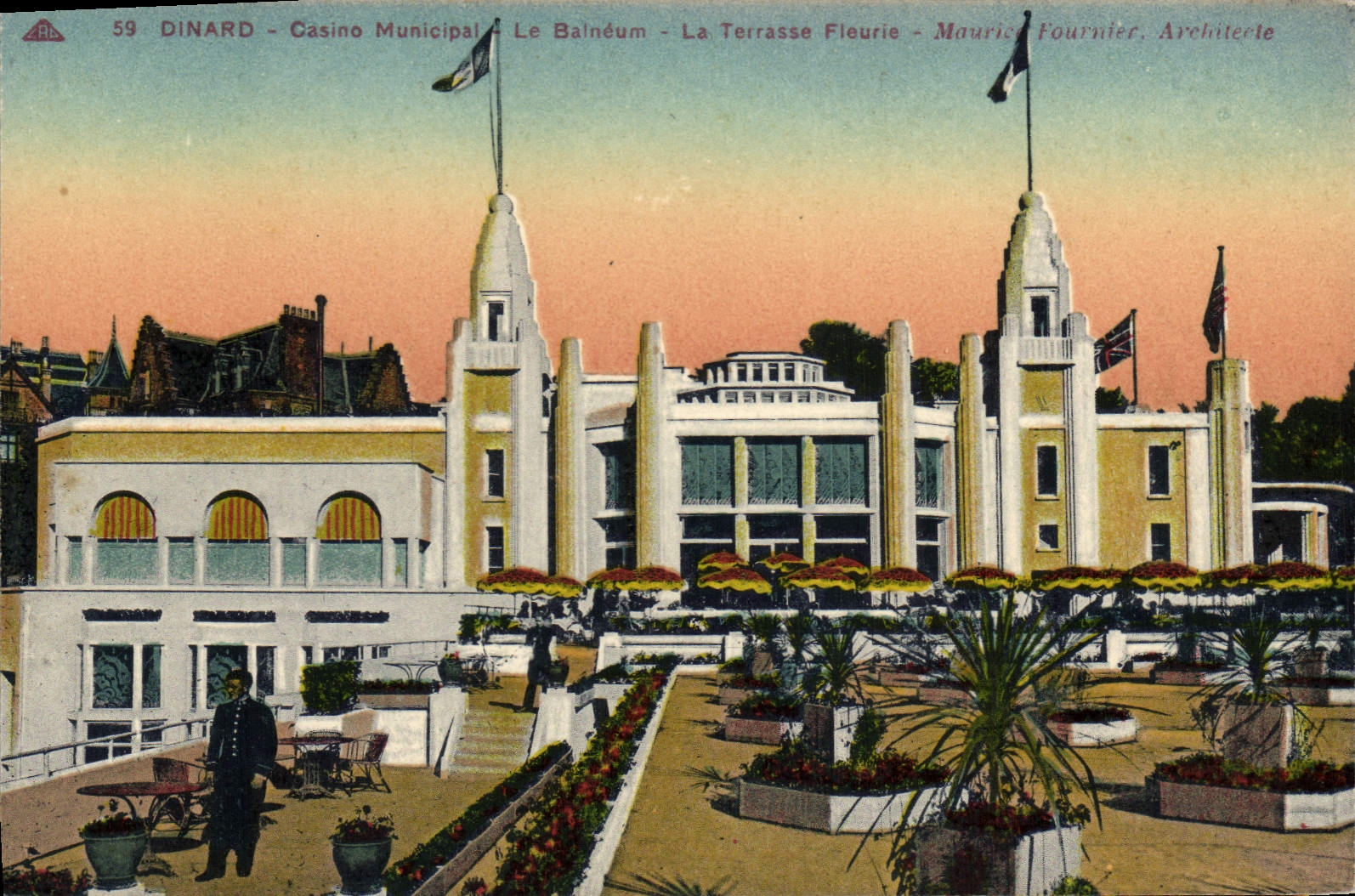 CPA Dinard Casino Municipal Le Balneum La Terrasse