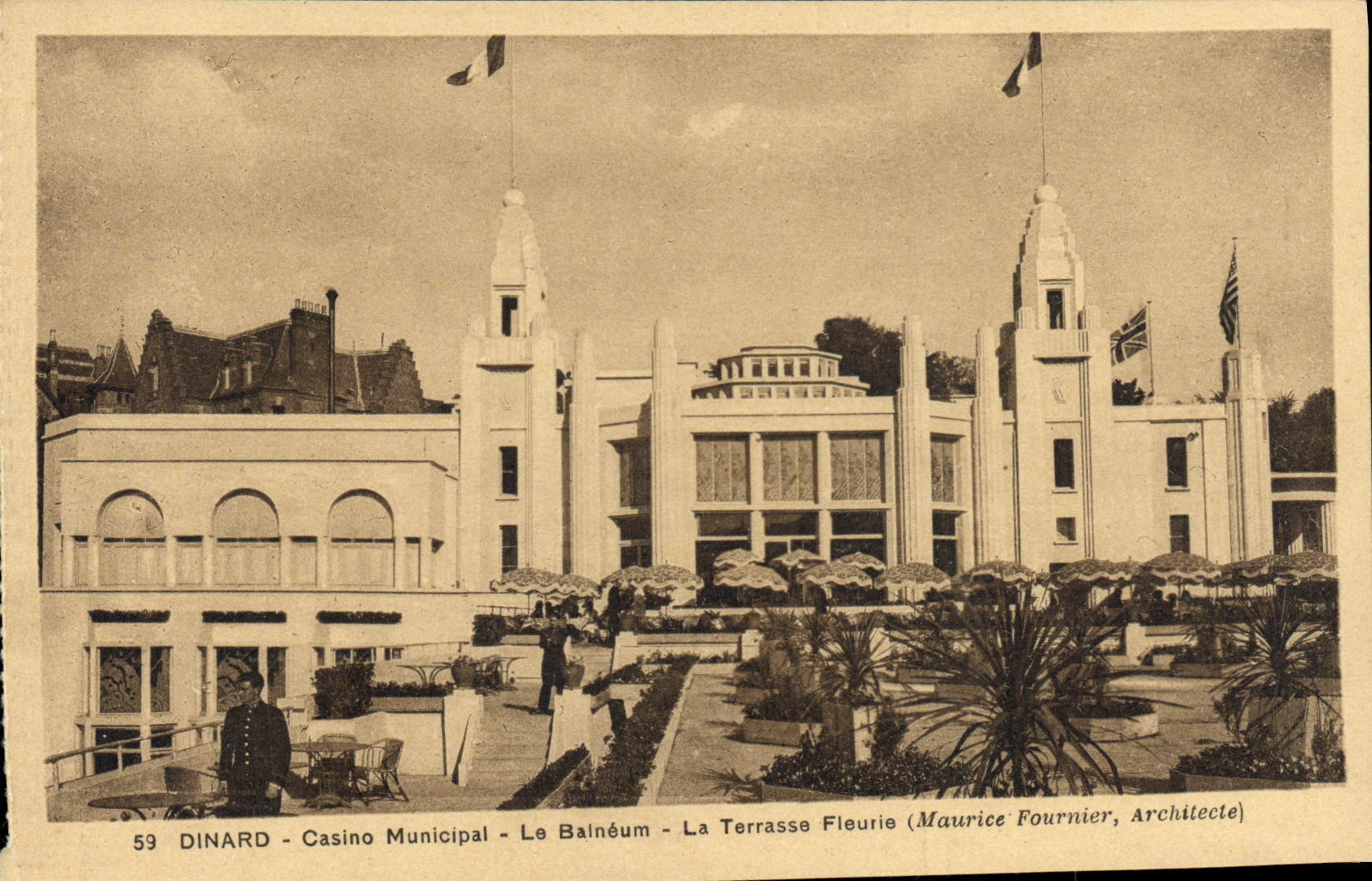 CPA Dinard Casino Municipal Le Balneum La Terrasse