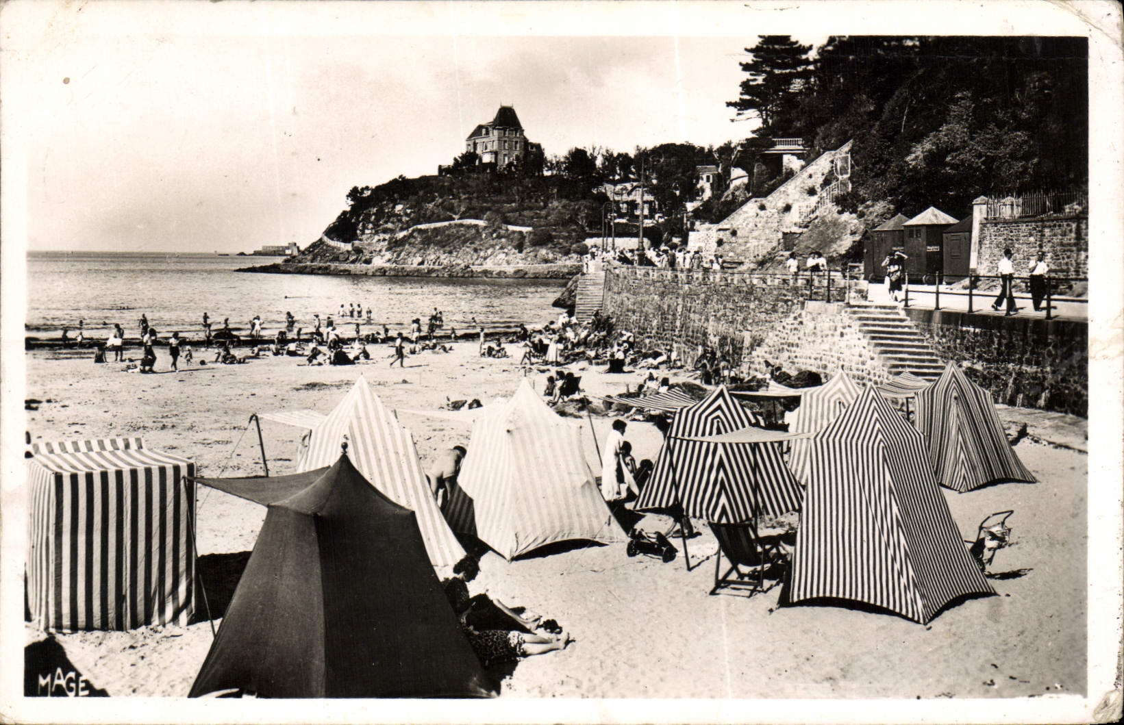 CPA Dinard Plage Et Pointe Du Moulinet