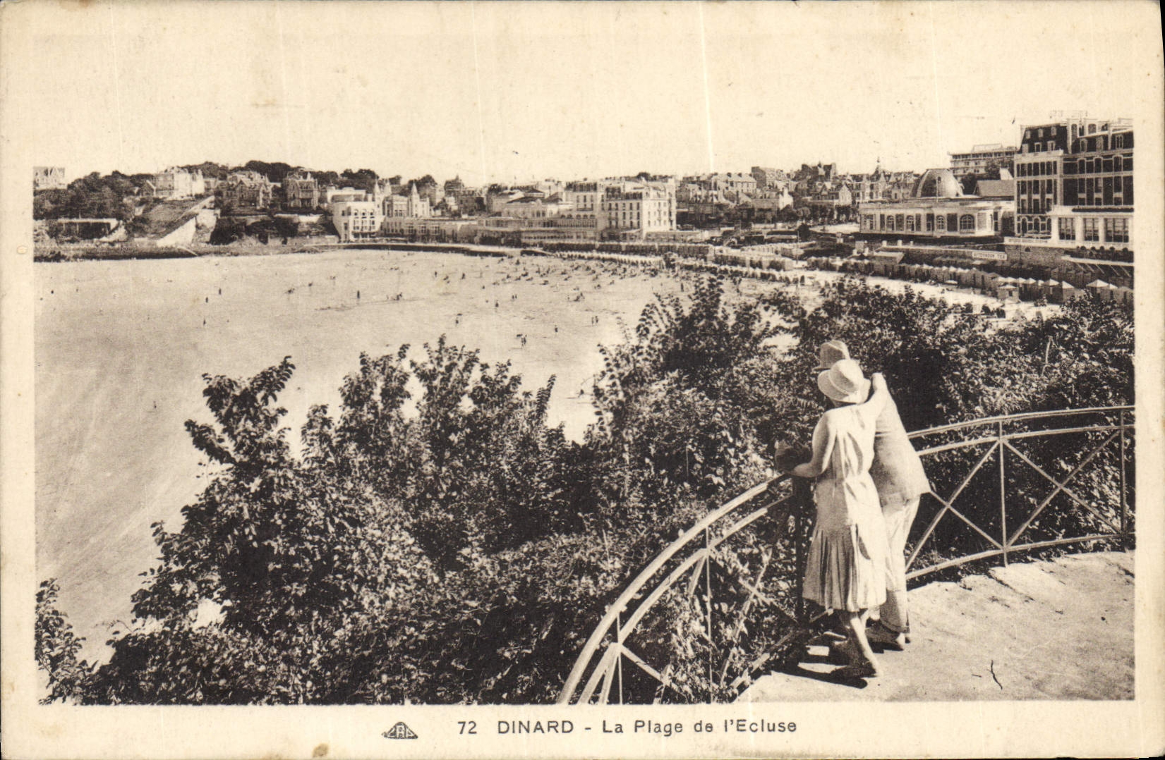 CPA Dinard La Plage De I'Ecluse