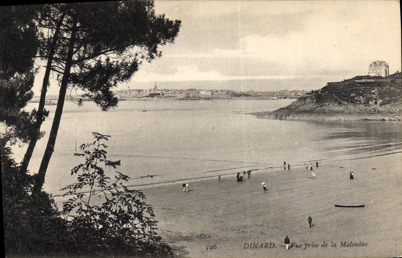 CPA Dinard Vue Prise De La Malouine