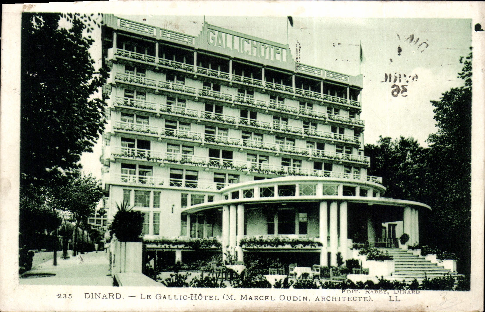 CPA Dinard Le Gallic Hotel Marcel Oudin Architecte