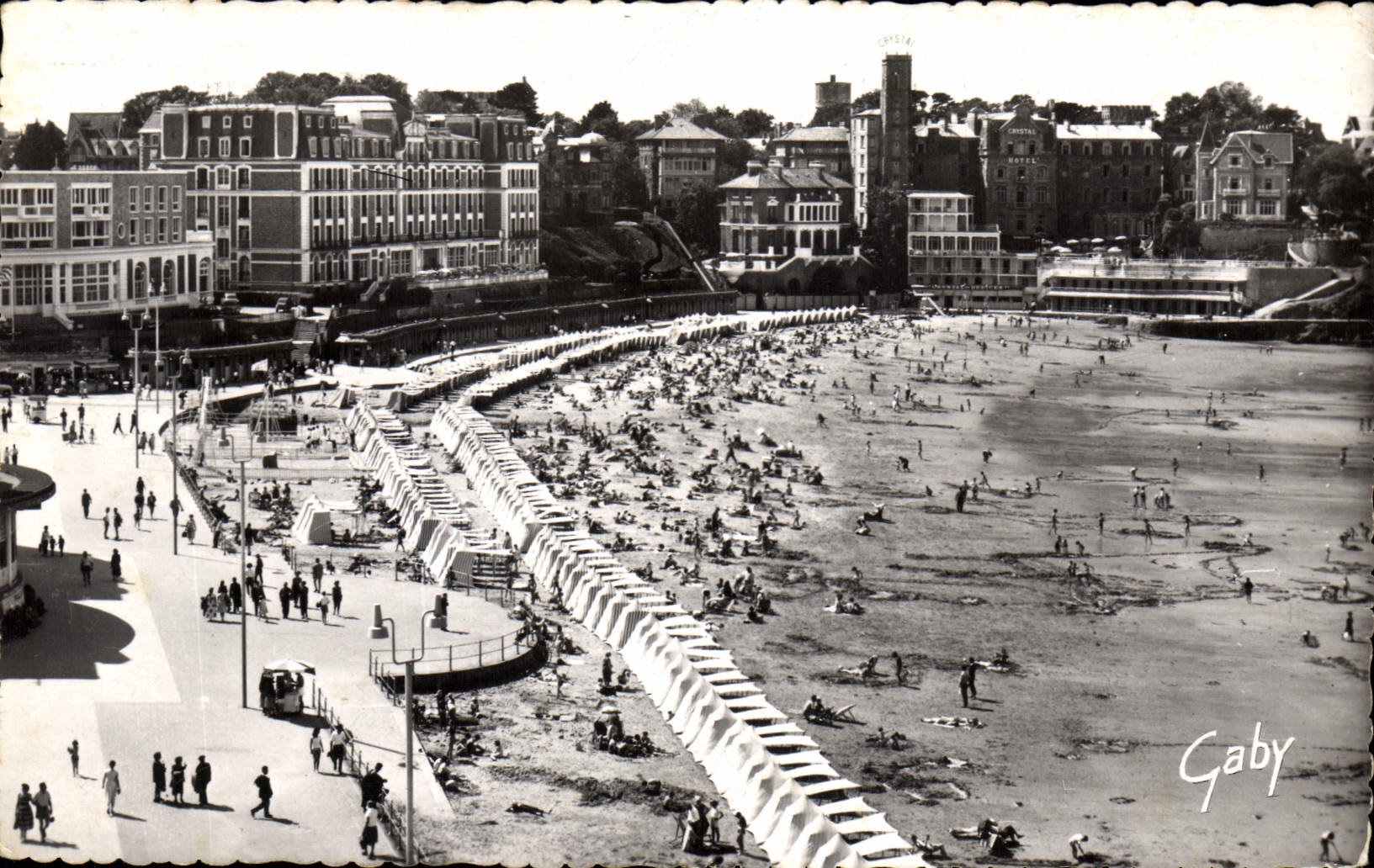 CPA Dinard La Grande Plage Hotels Royal Et Crystal