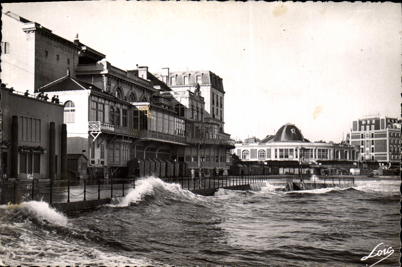 CPA Dinard La Plage Par Tempete