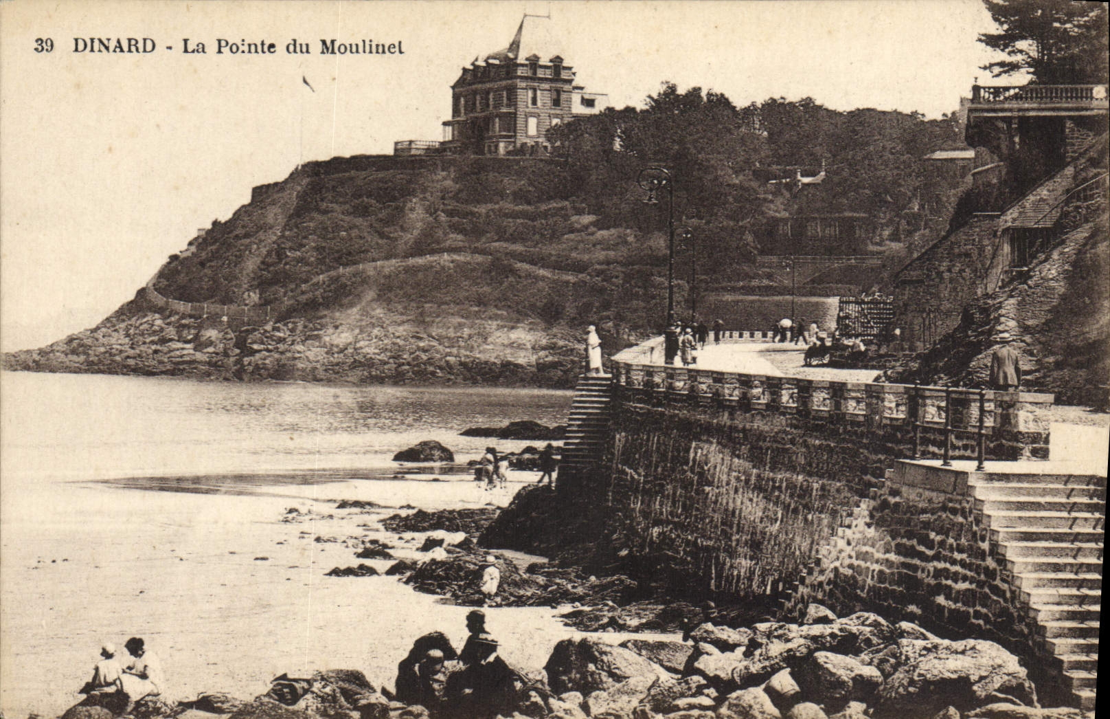CPA Dinard La Pointe Du Moulinet