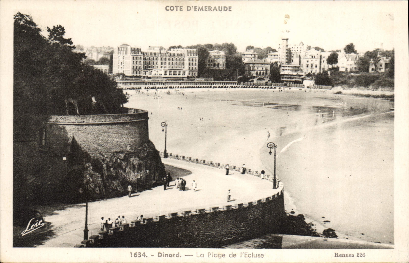 CPA Dinard La Plage De I'Ecluse