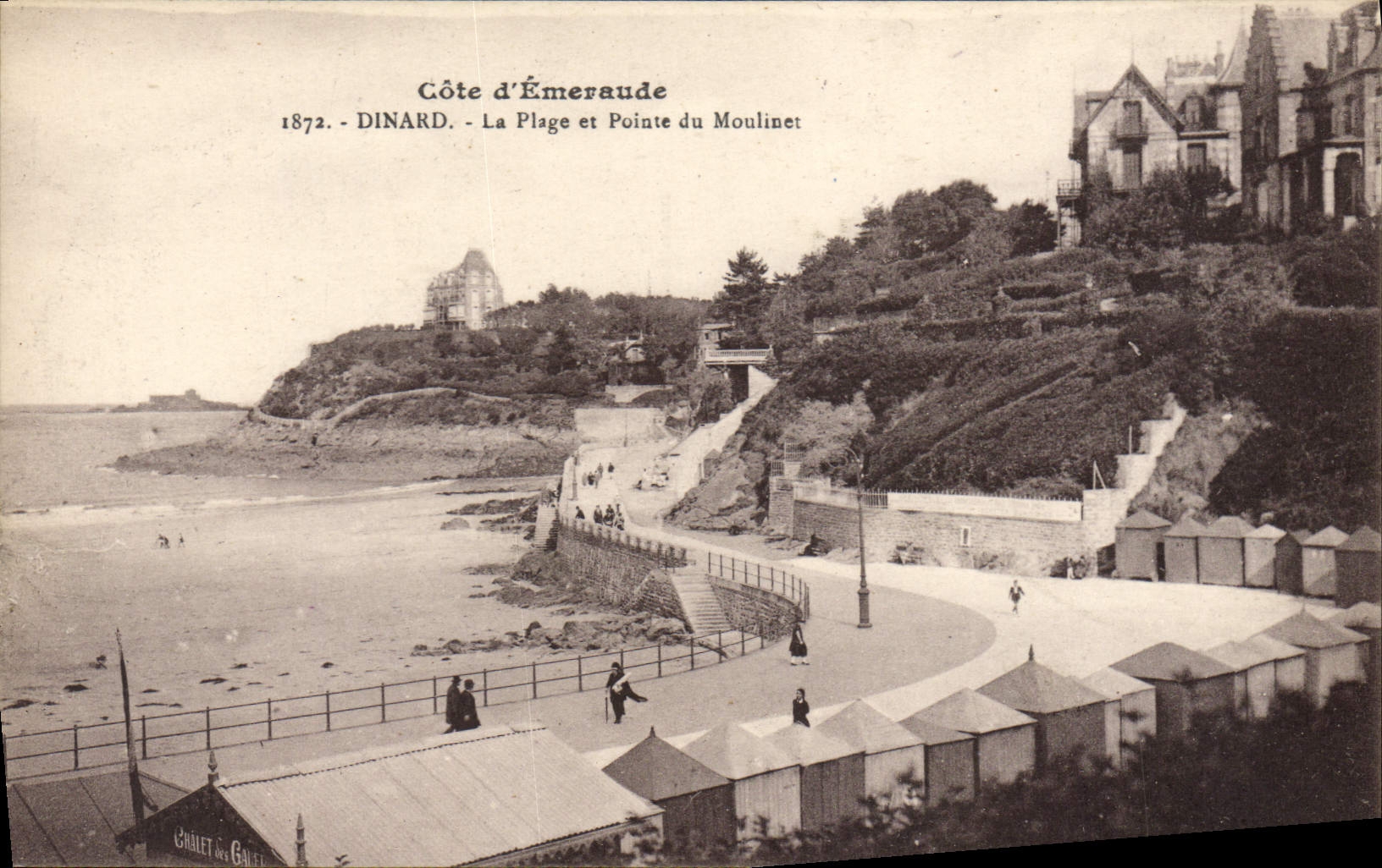 CPA Dinard La Plage Et Pointe Du Moulinet