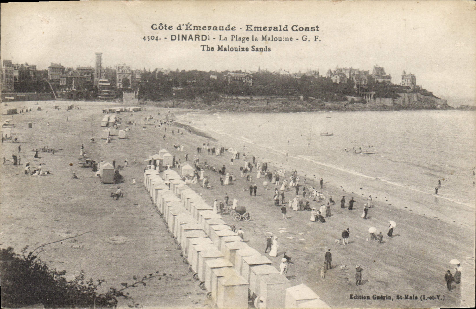 CPA Dinard La Plage La Malouine