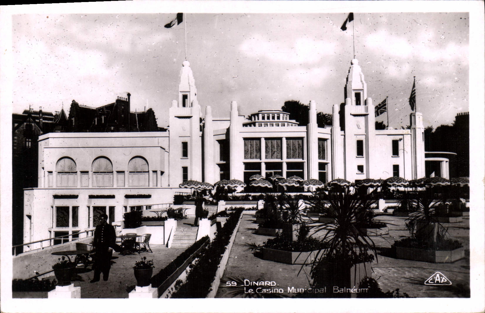 CPA Dinard Le Casino Municipal Balnéum
