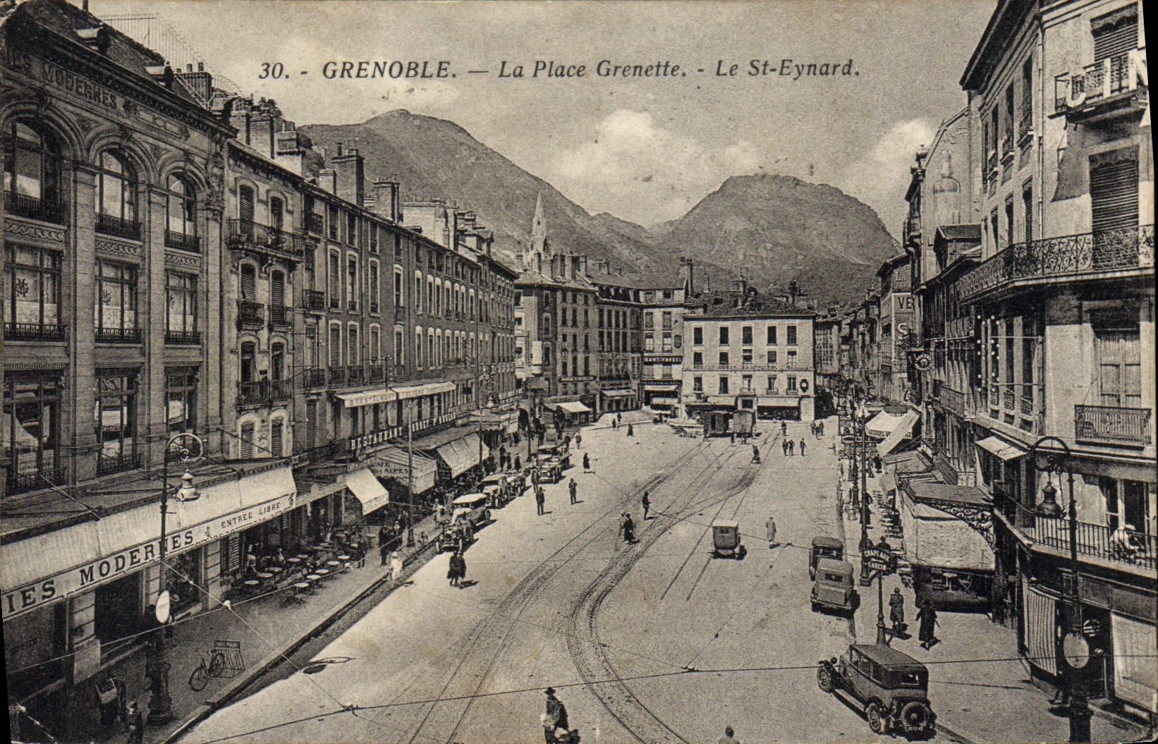 CPA Grenoble La Place Grenette