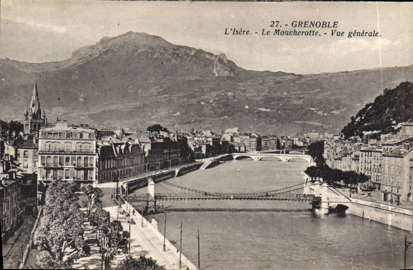 CPA Grenoble Le Moucherotte Vue Generale