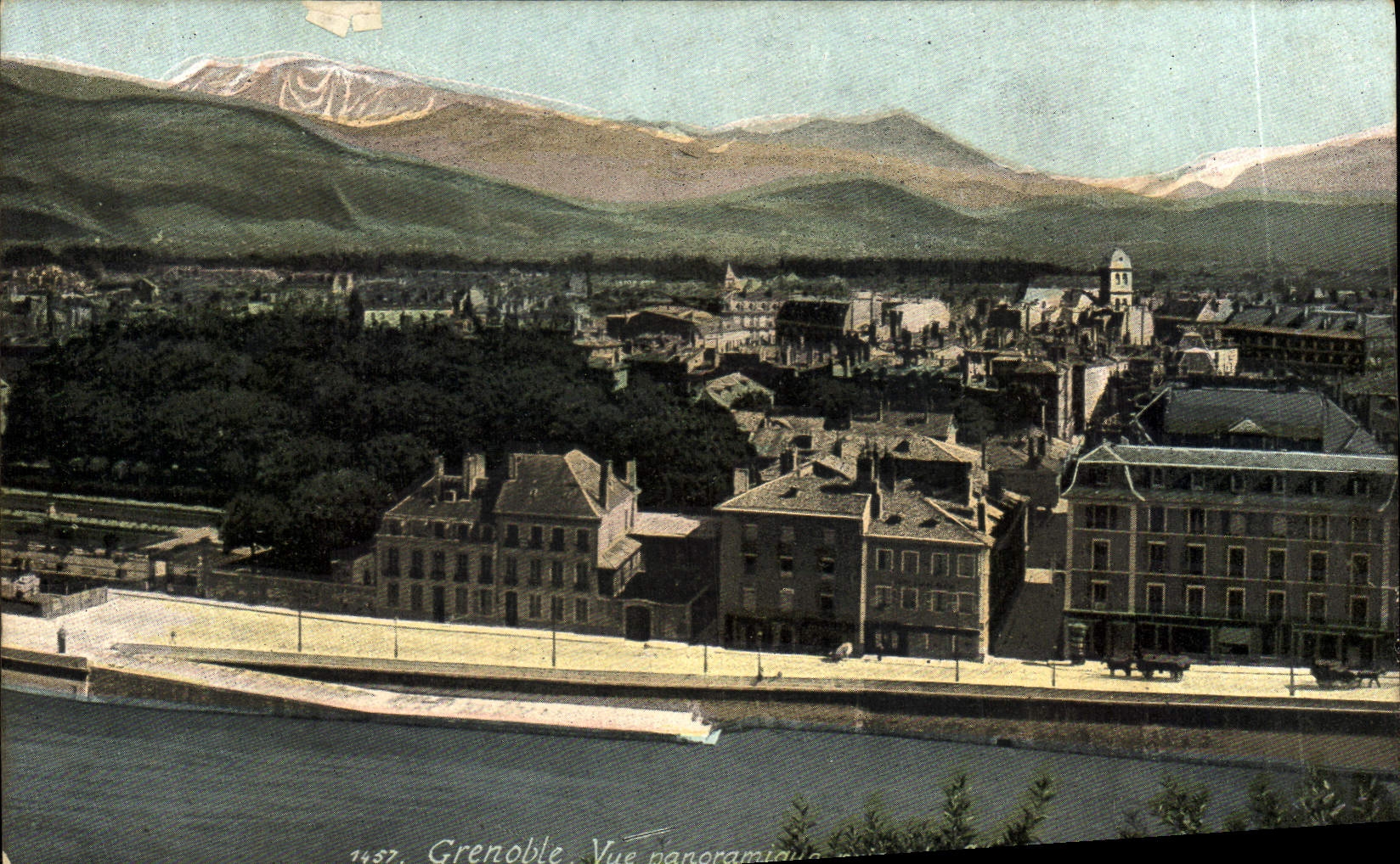 CPA Grenoble Vue Panoramique couvent sainte marie