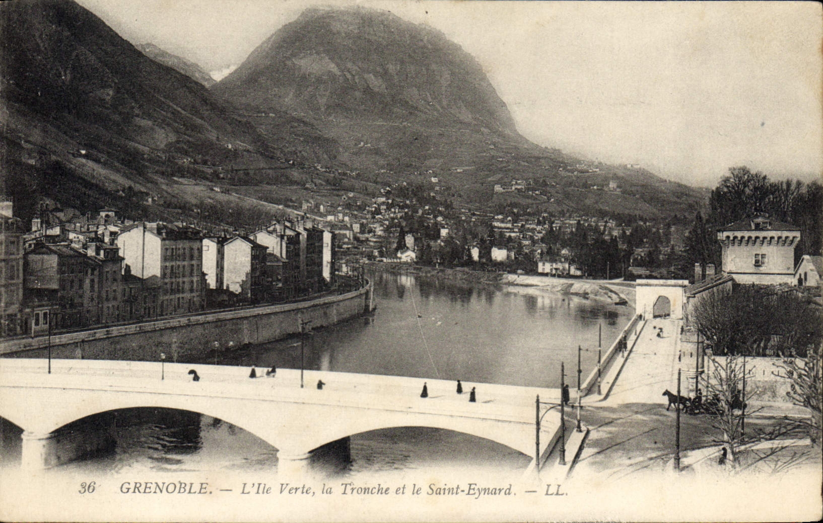 CPA Grenoble L'Ile Verte La Tronche Et Le Saint Eynard