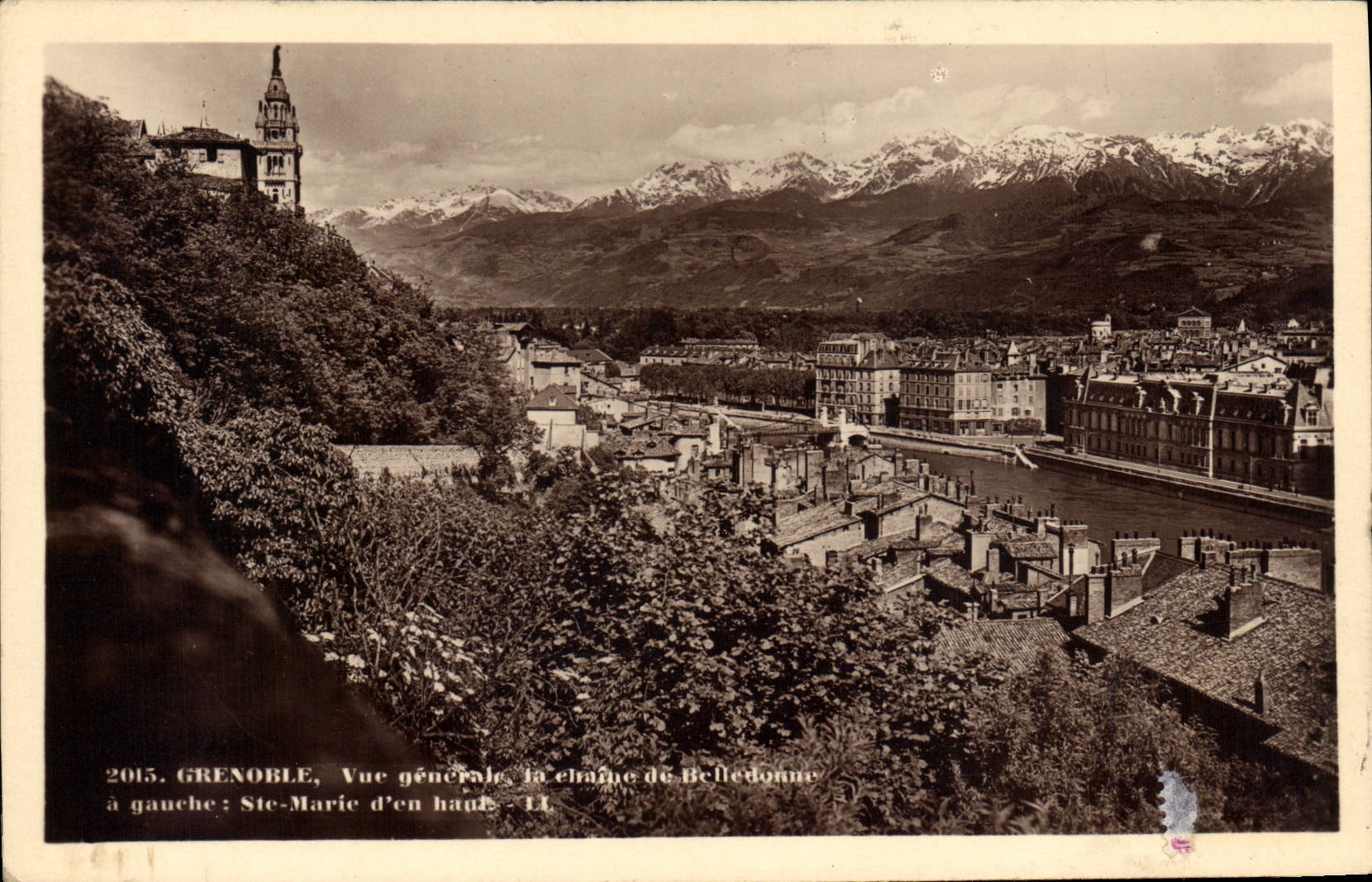 CPA Grenoble Vue Generale Belledonne