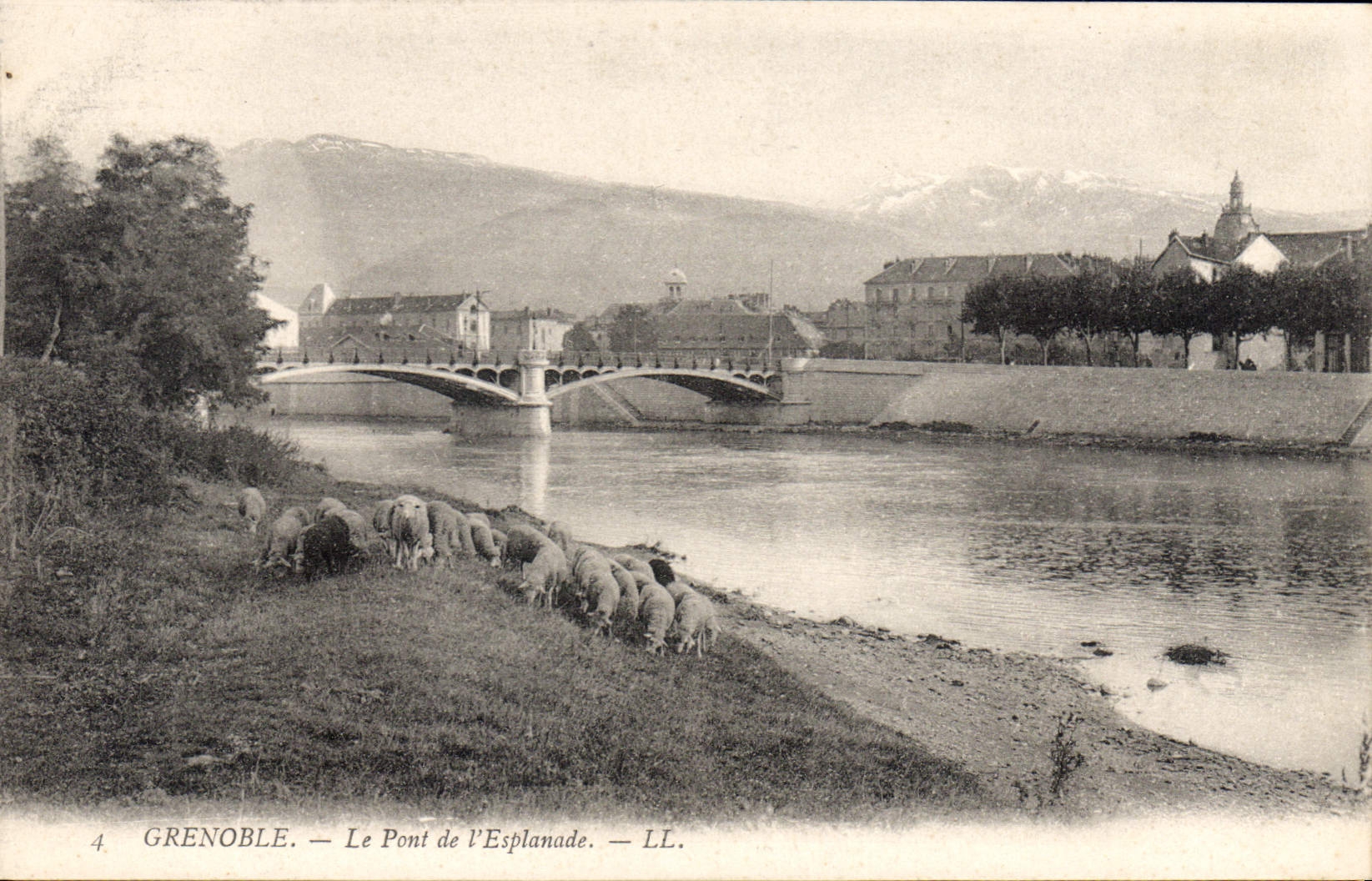 CPA Grenoble Le Pont De I'Esplanade
