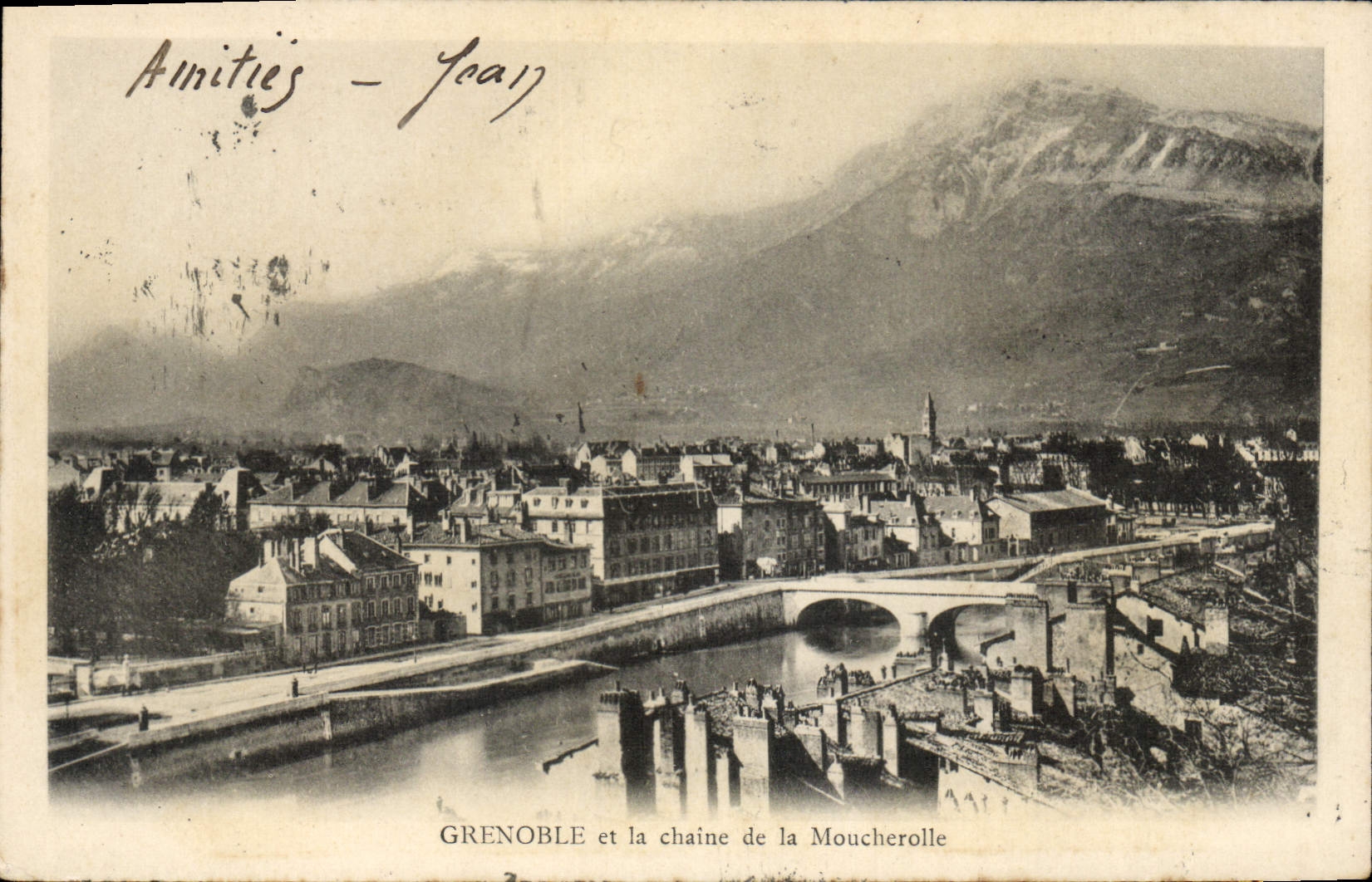 CPA Grenoble Et La Chaine De La Moucherolle
