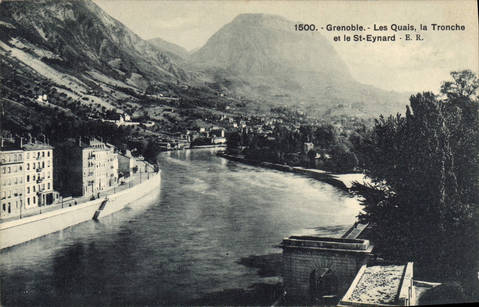 CPA Grenoble Les Quais La Tronche Et Le St Eynard