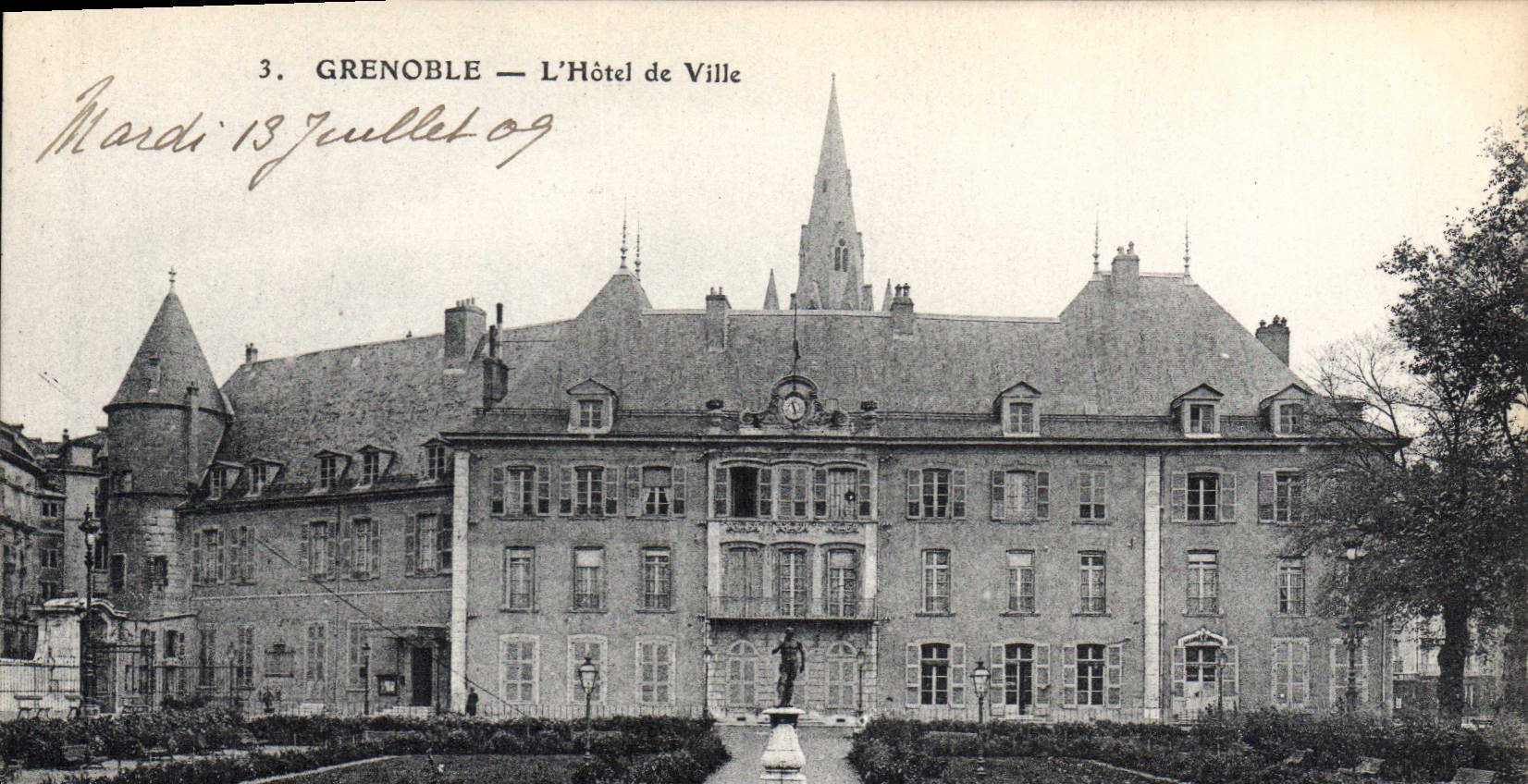 CPA Grenoble L'Hotel De Ville