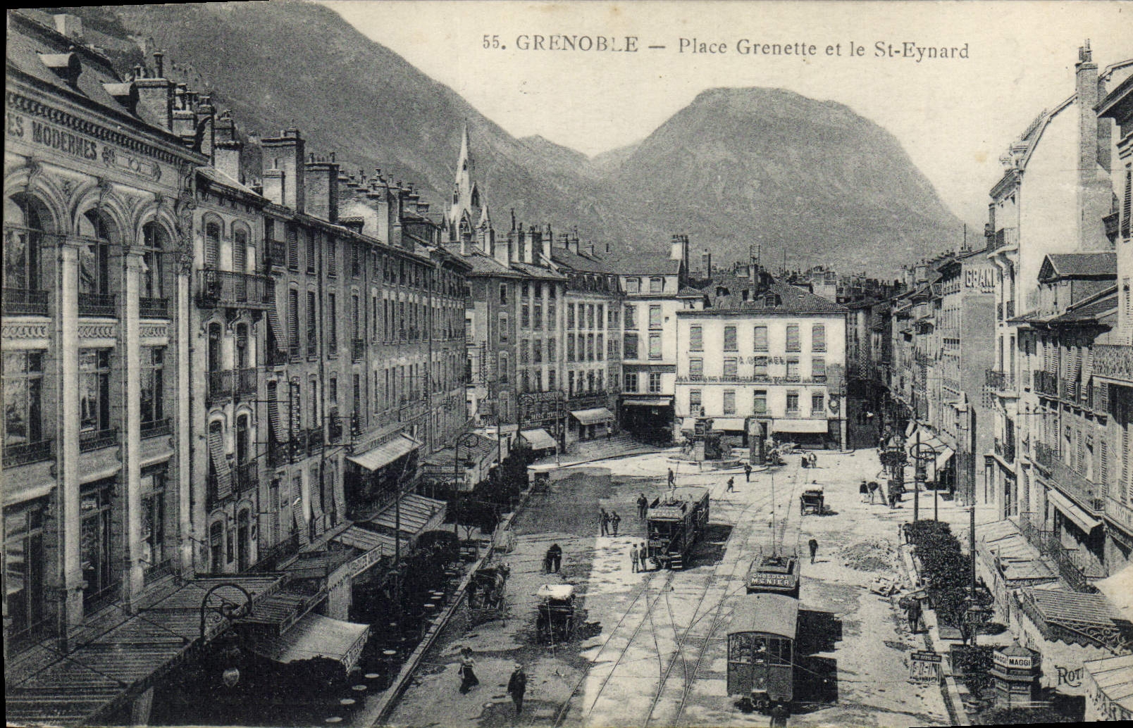 CPA Grenoble Place Grenette