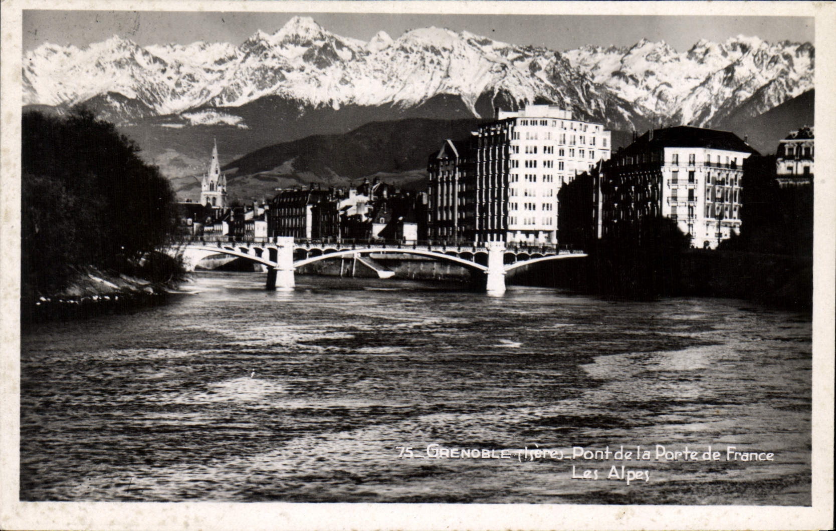 CPA Grenoble Pont De La Porte De France