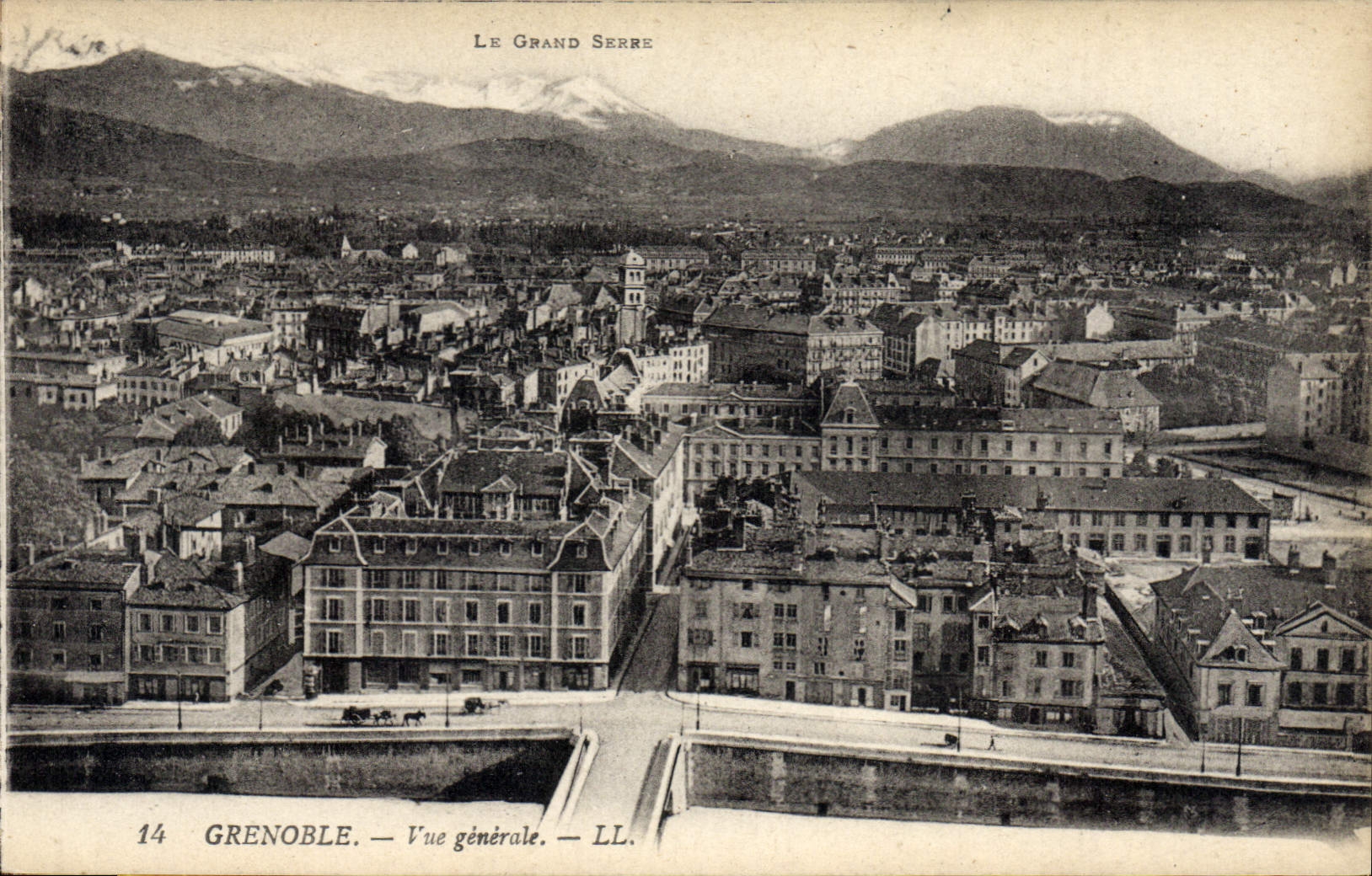 CPA Genoble Vue Generale