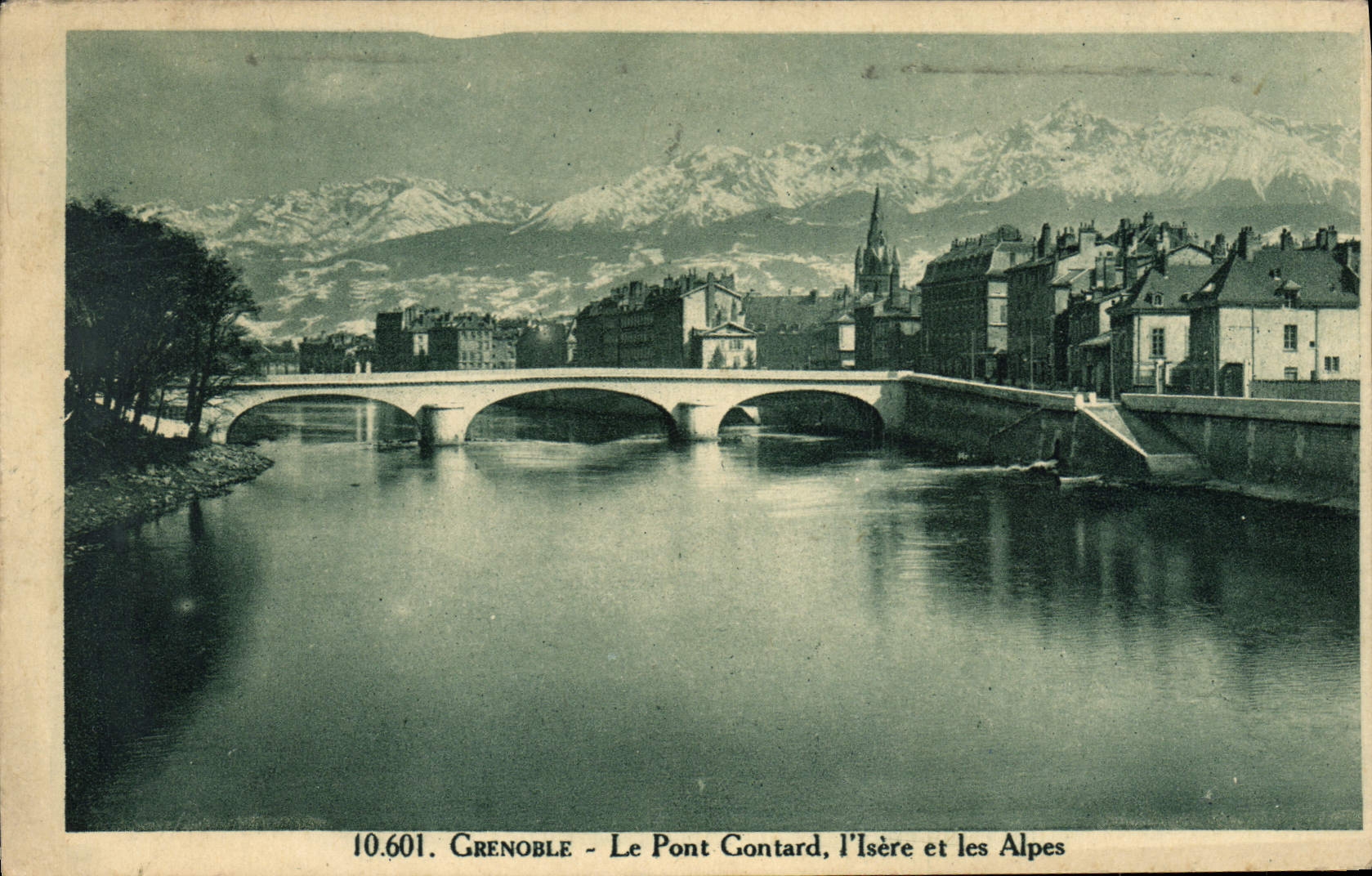 CPA Grenoble Le Pont Gontard I'Isere Et Les Alpes