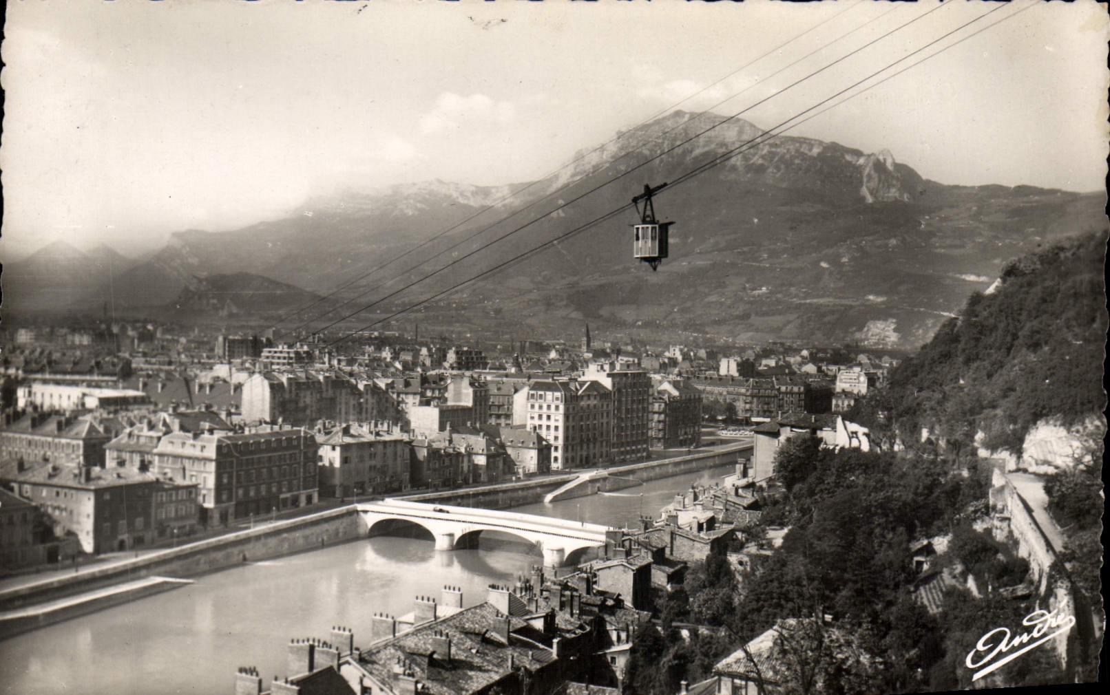 CPA Grenoble Vue Generale I'Isere Et Le Moucherotte