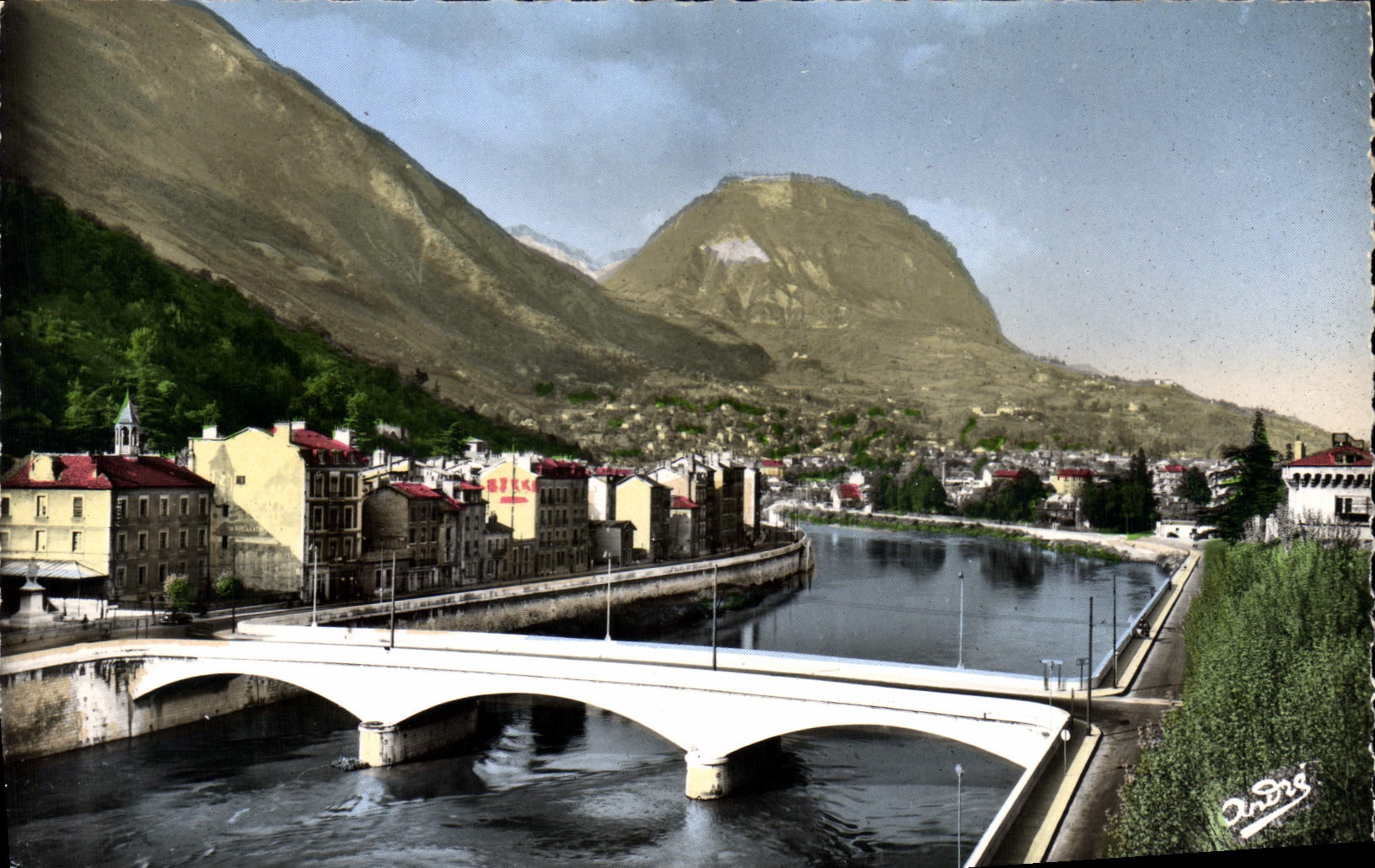 CPA Grenoble Pont De La Citadelle I'Isere Et Le Saint Eynard