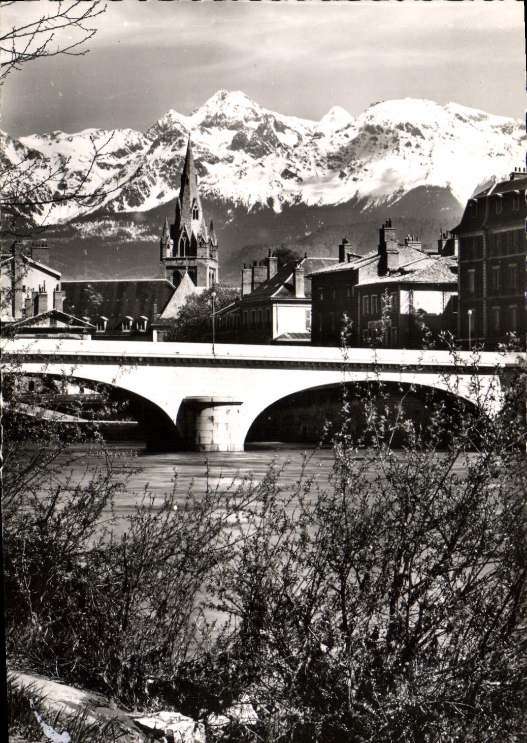 CPA Grenoble Pont Marius Gontard Eglise St Andre