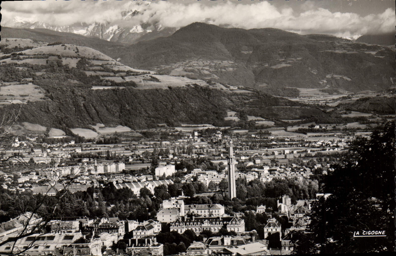 CPA Grenoble Vue Generale La Tour